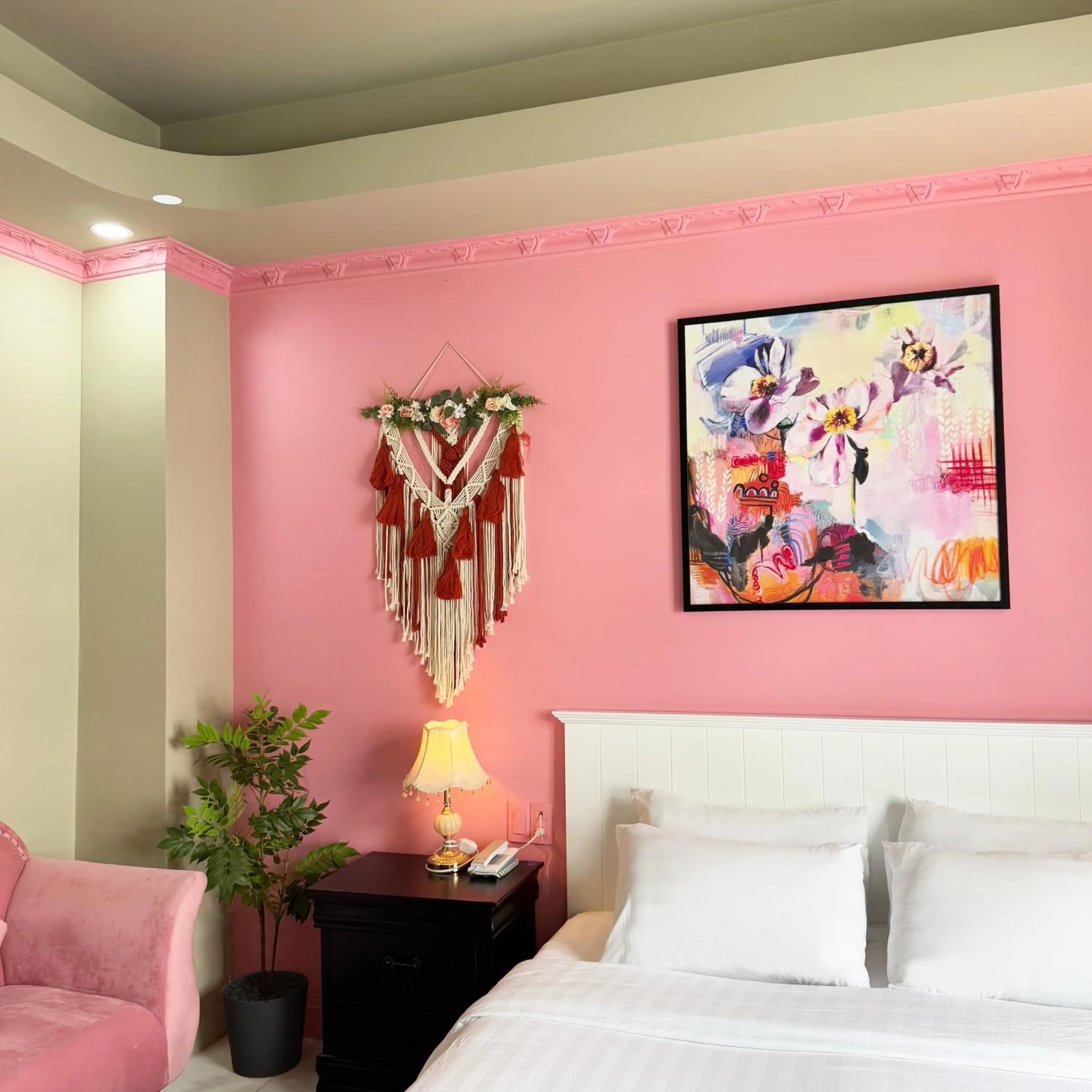 Bed in La Casona Hotel