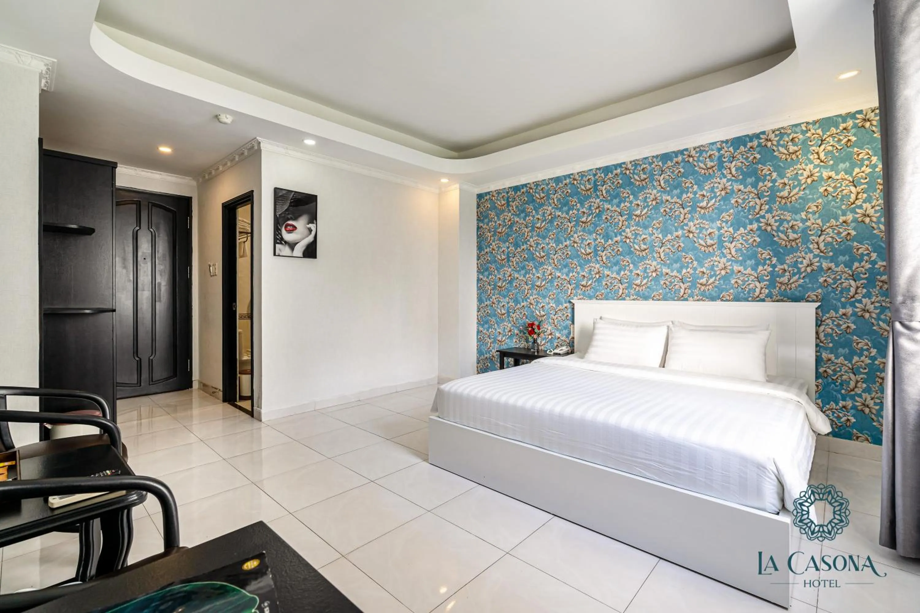 Bed in La Casona Hotel