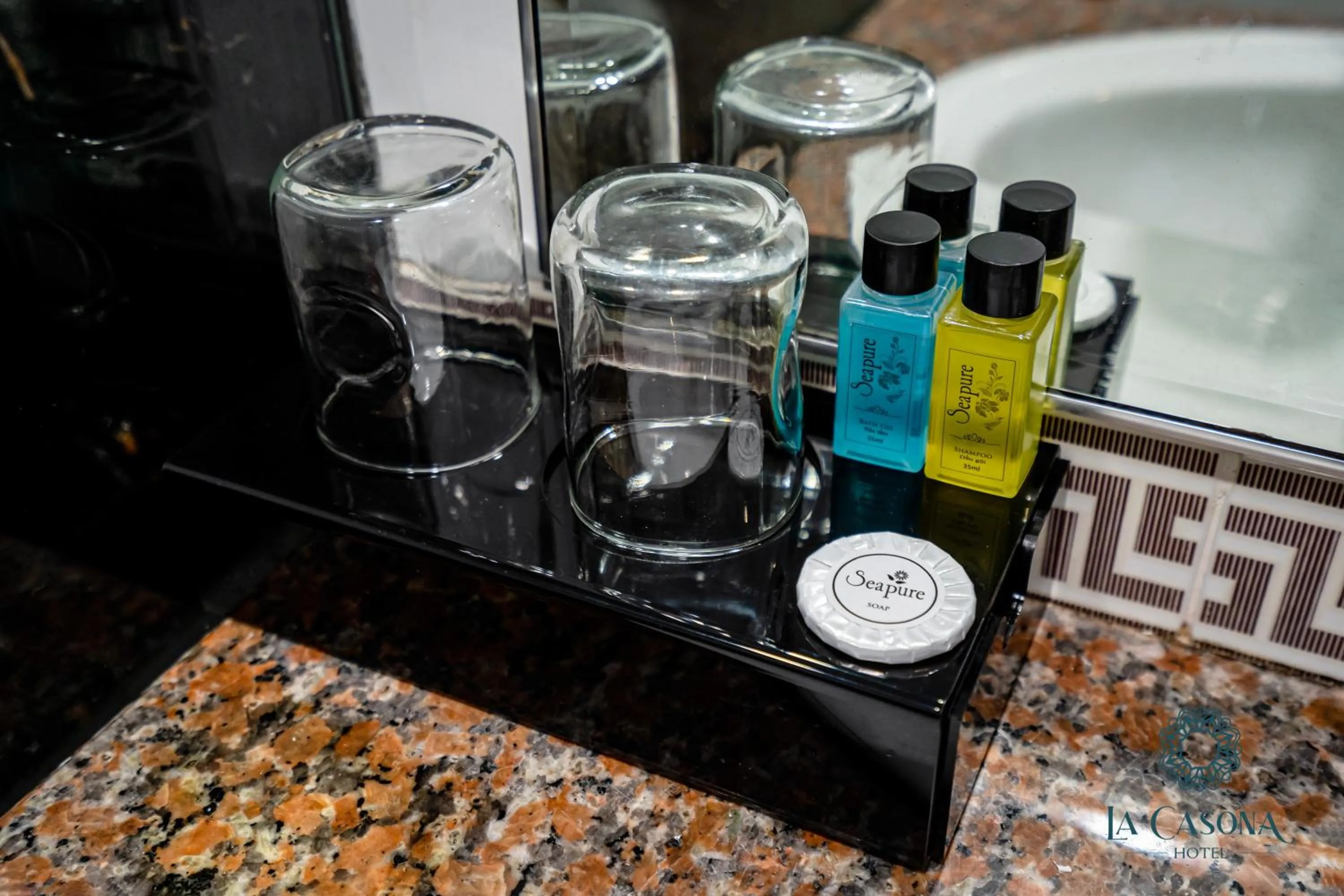 Decorative detail in La Casona Hotel