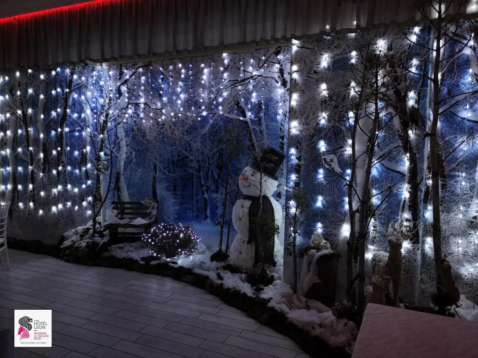 Decorative detail in Hotel Leon - Ristorante Al Cavallino Rosso