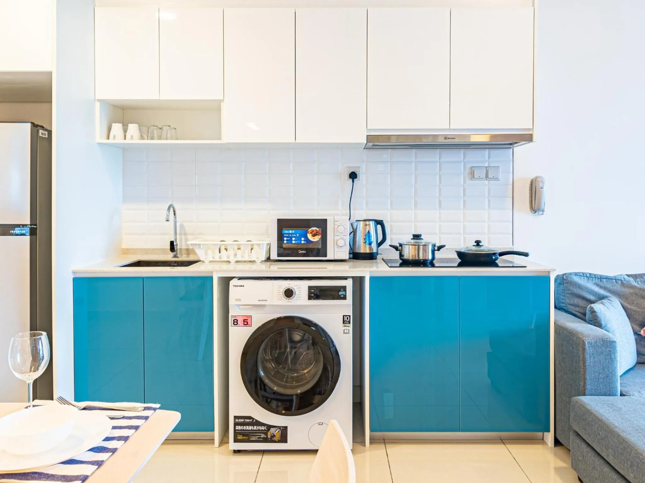 Kitchen or kitchenette in Greystone Continew Residensi