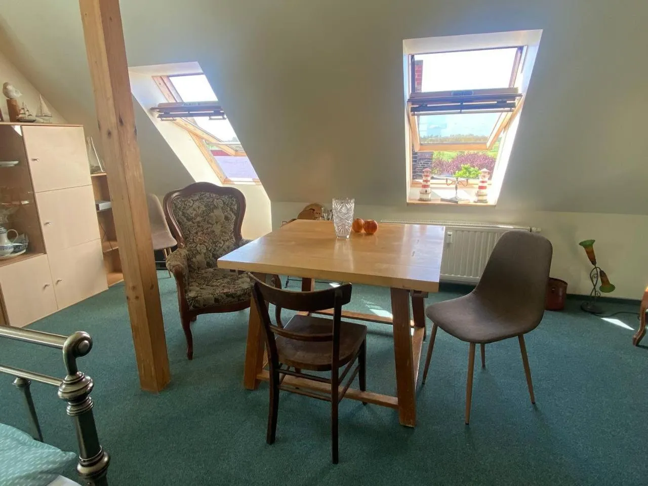 Living room in norddeutscher Hof - Kutscherstation