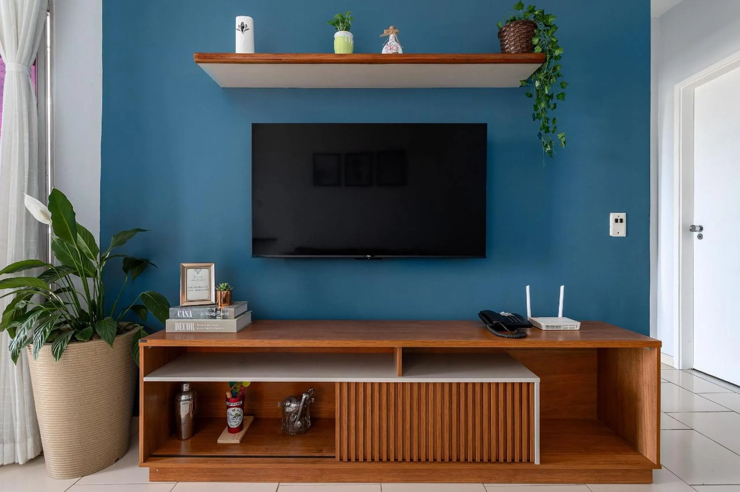 TV and multimedia in Rental Home Barra Palace Vista para o mar