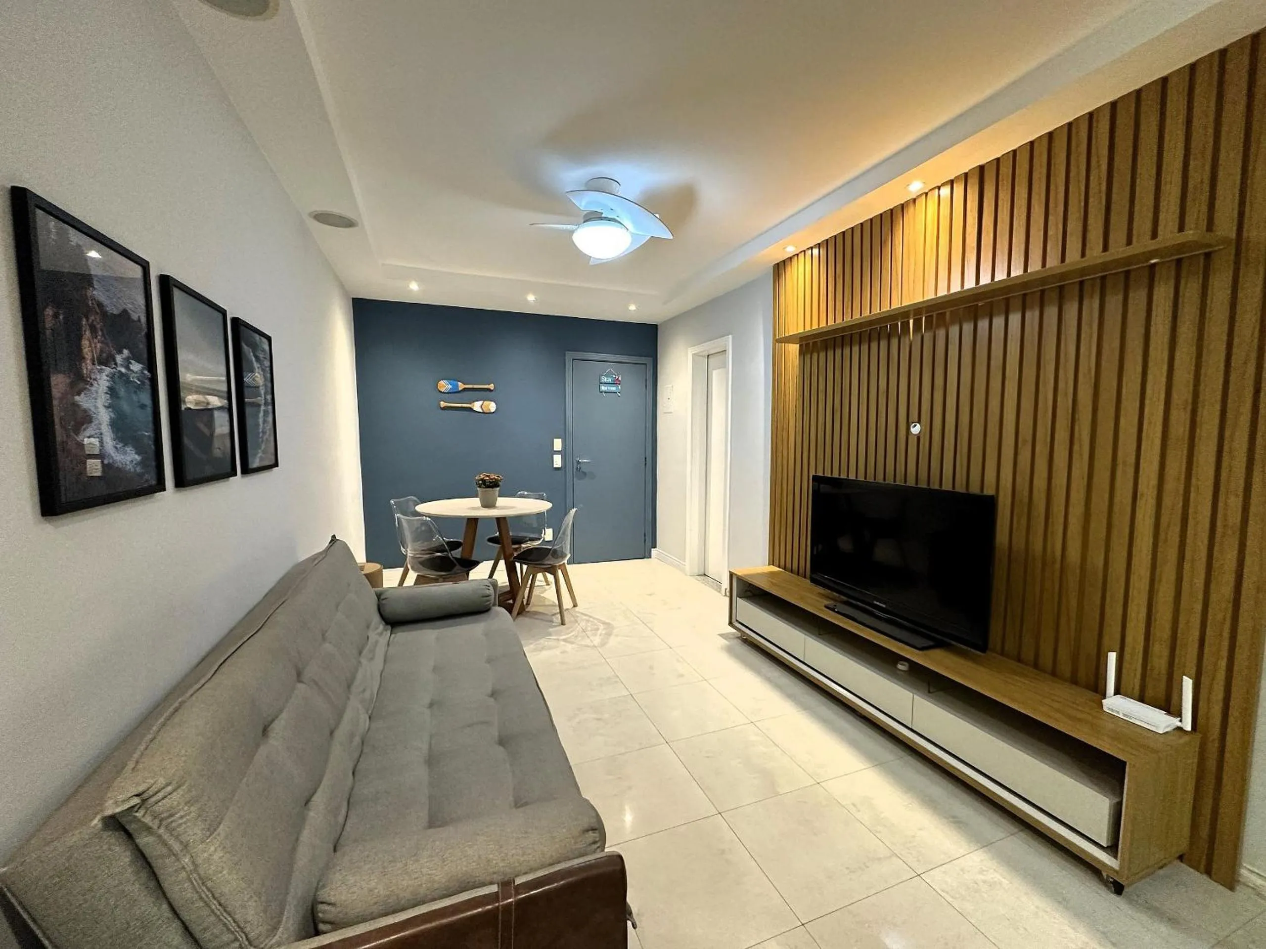 Living room in Rental Home Barra Palace Vista para o mar