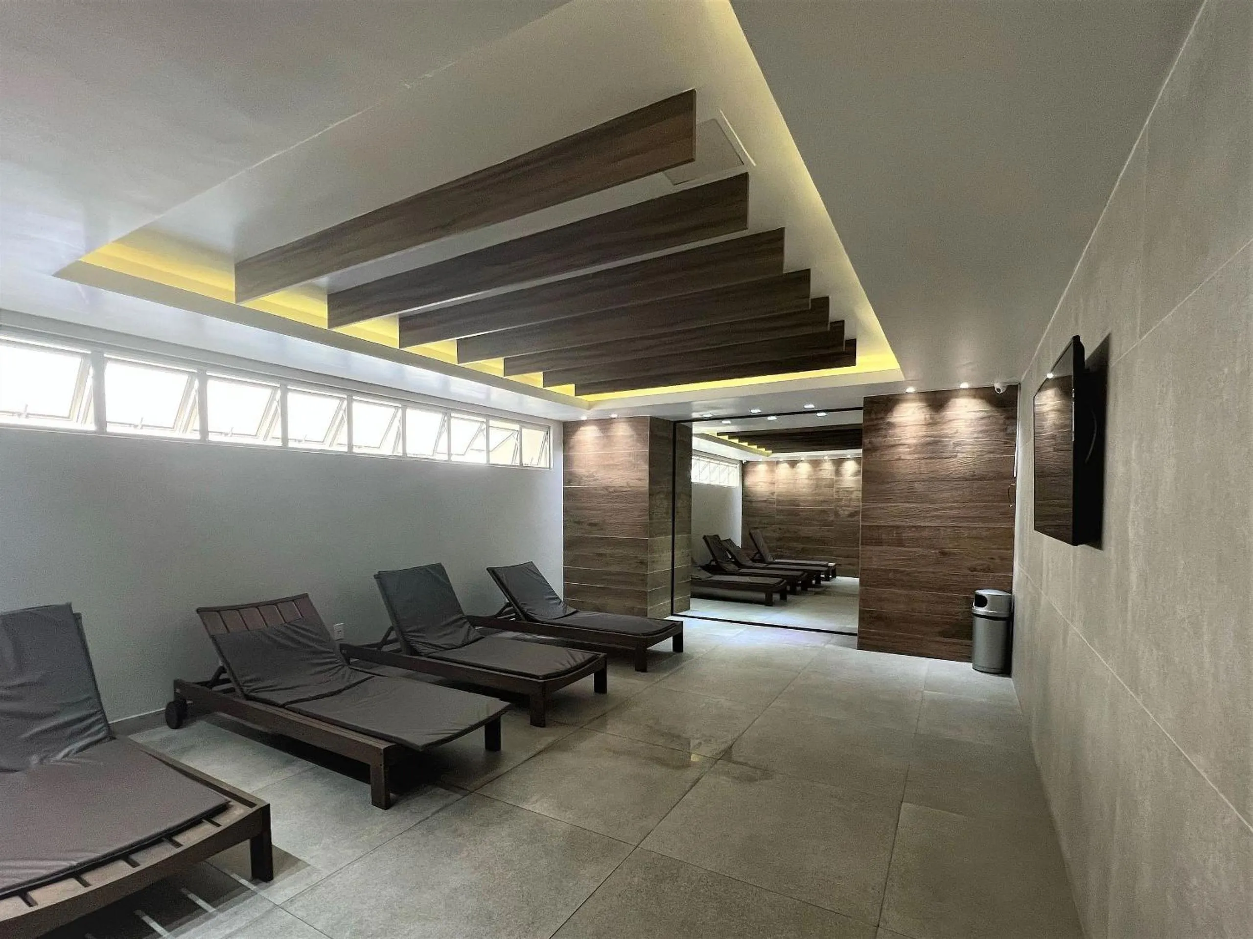 Sauna in Rental Home Barra Palace Vista para o mar