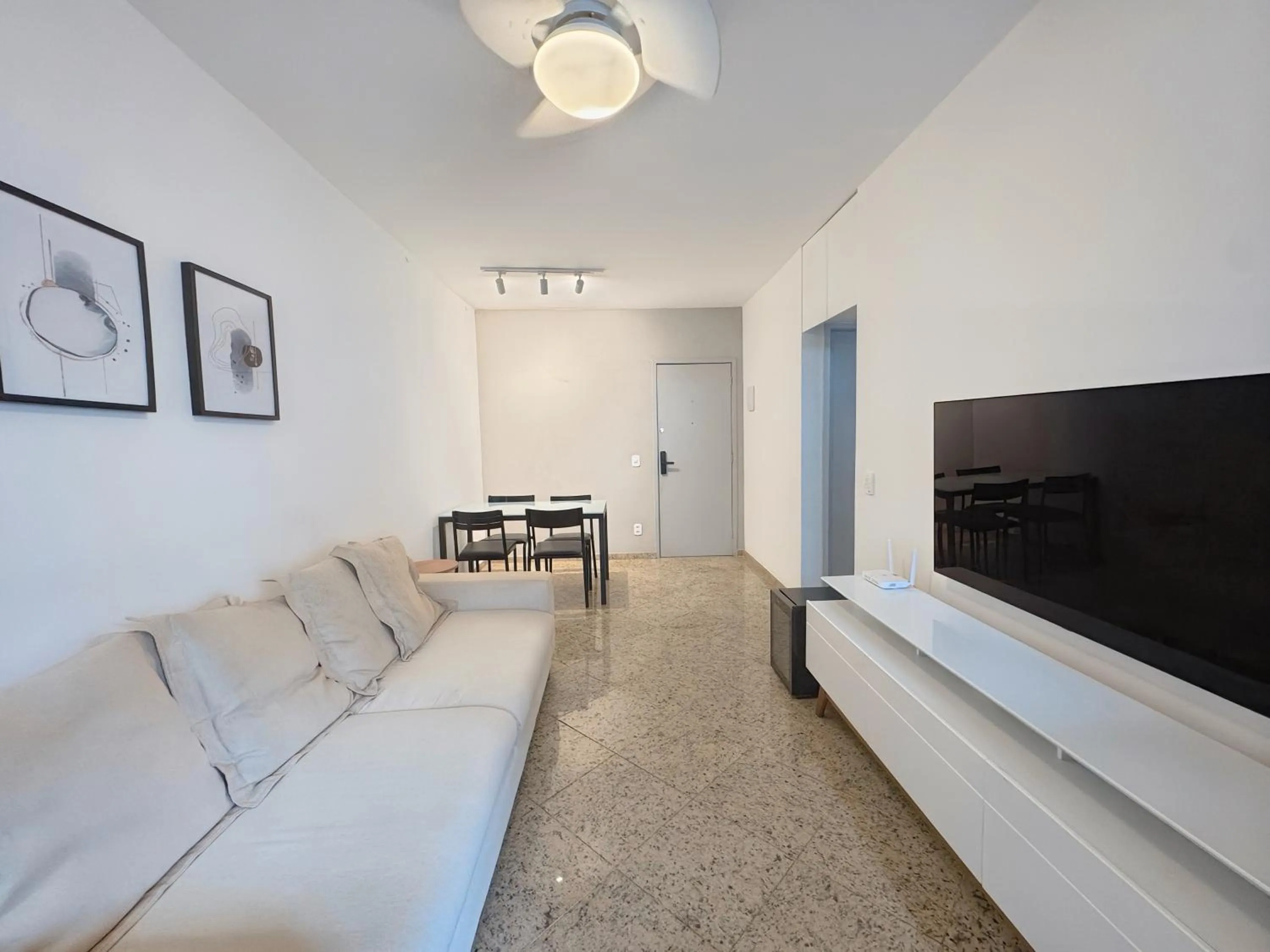 Living room in Rental Home Barra Palace Vista para o mar