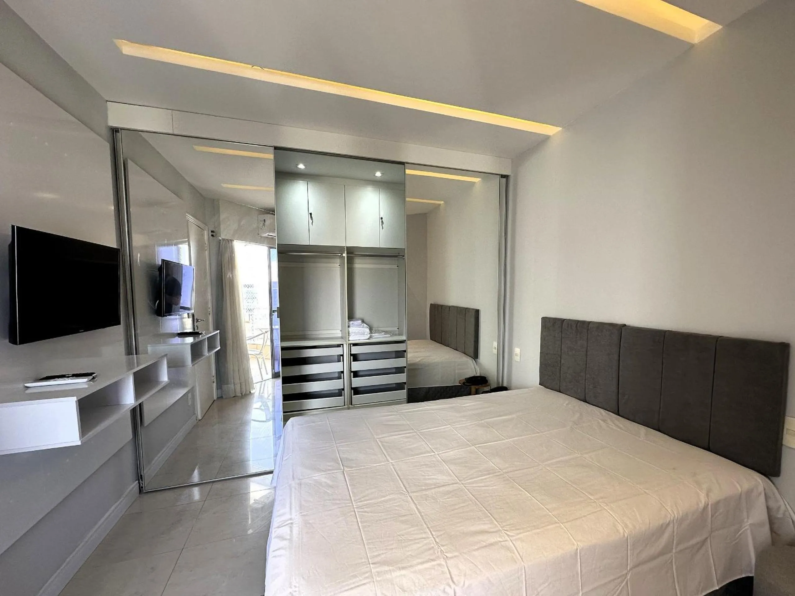 Bed in Rental Home Barra Palace Vista para o mar