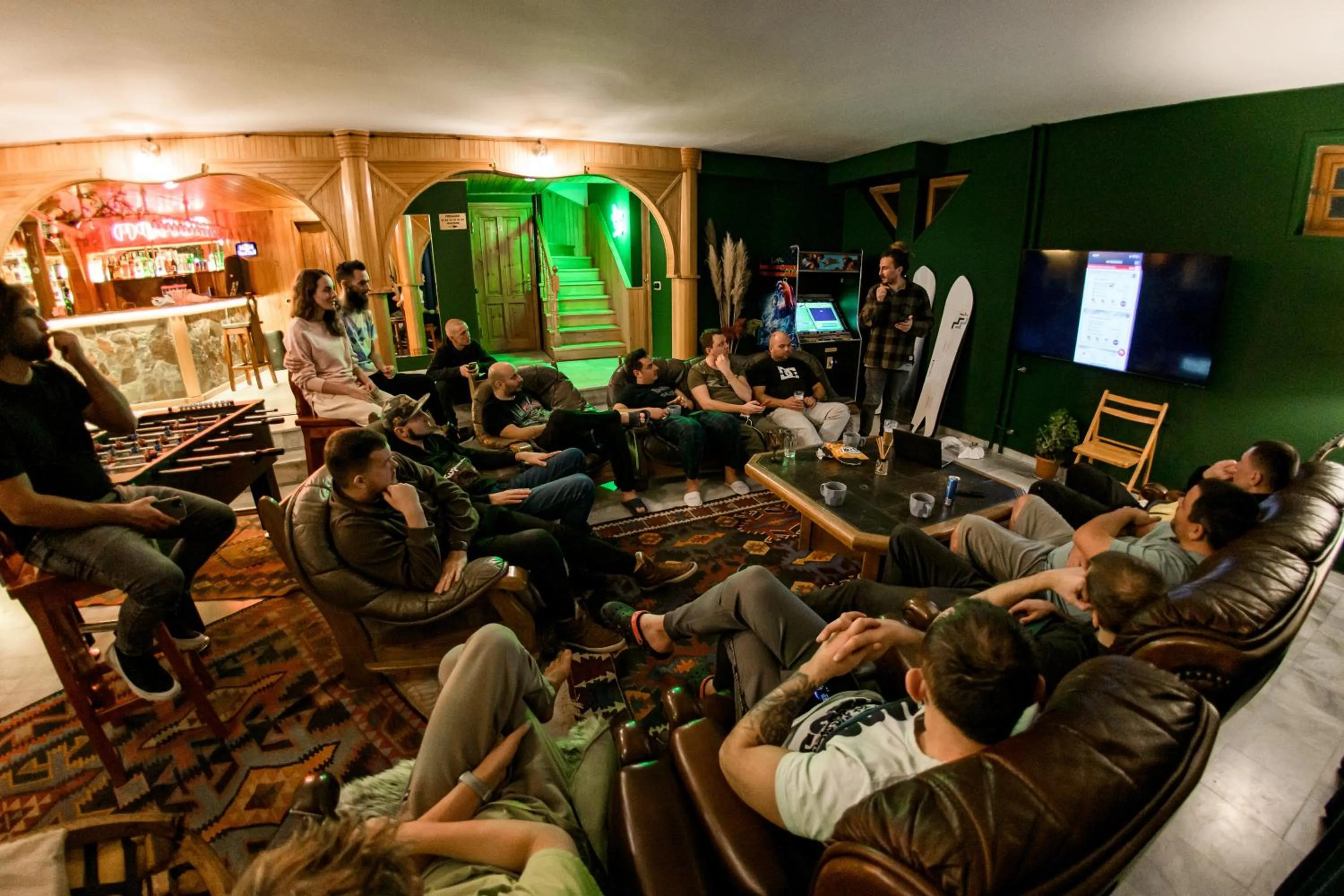 Communal lounge/ TV room in Ozon Gudauri