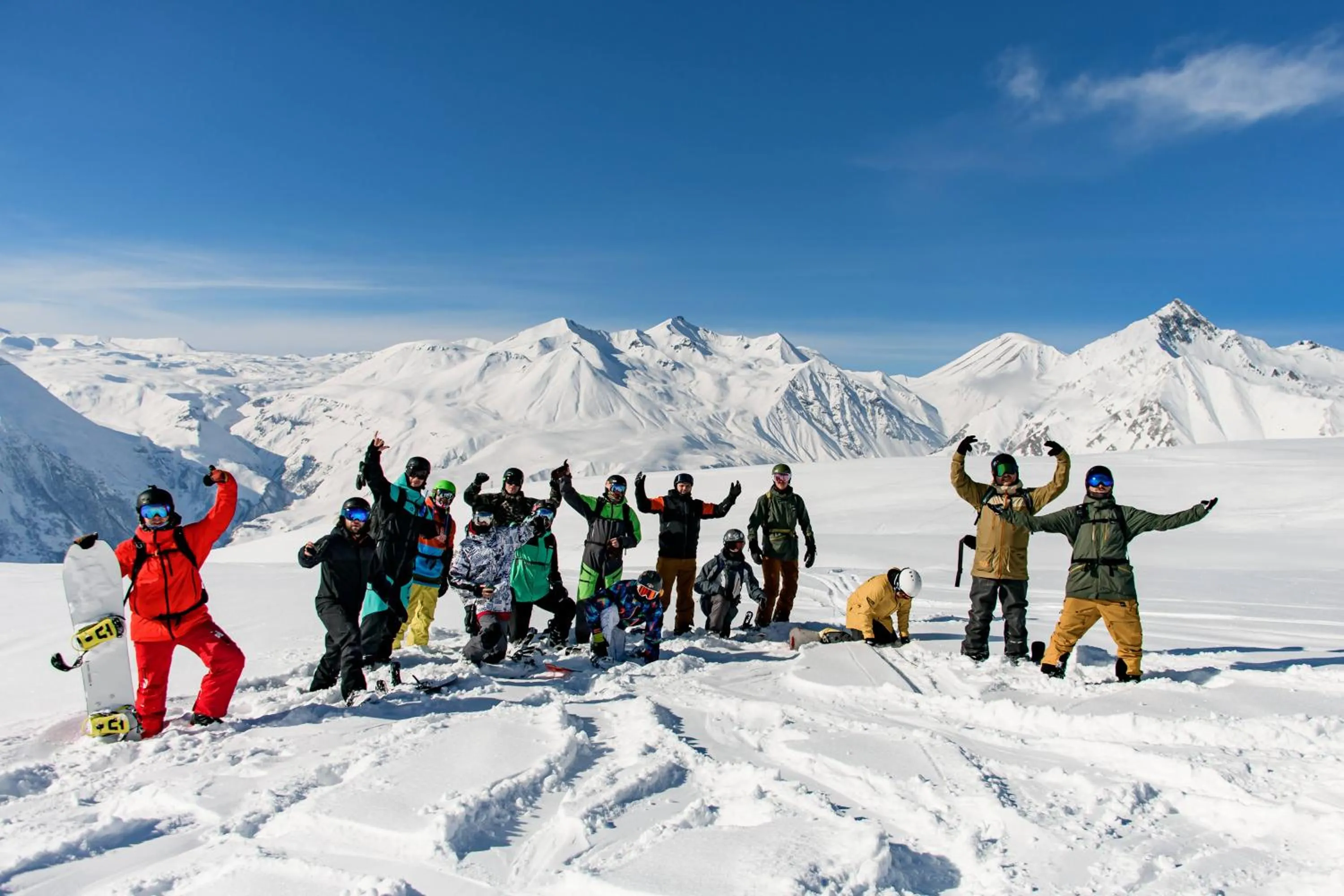 Skiing in Ozon Gudauri