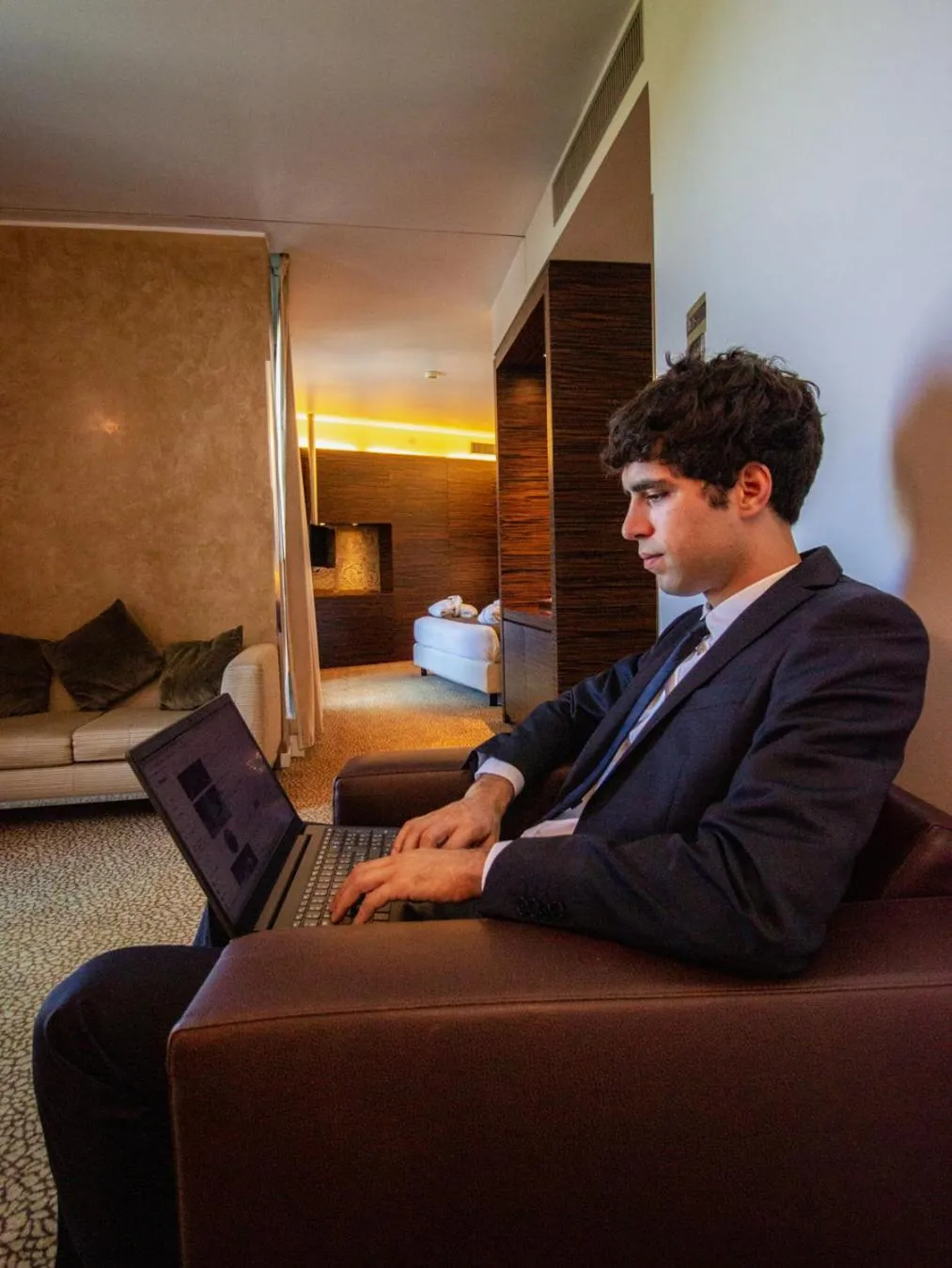 Seating area in Antony Palace Hotel - Venice Airport