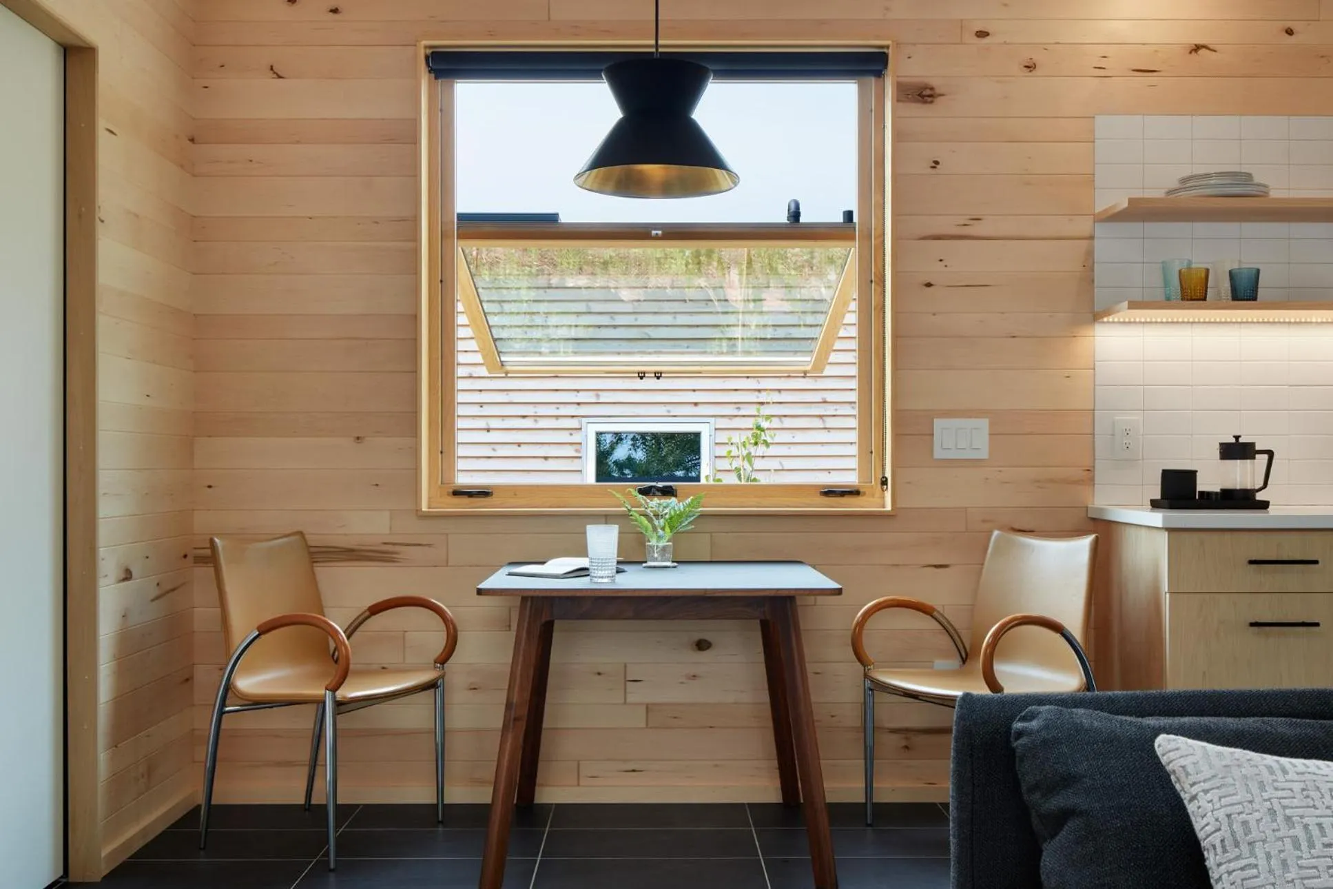 Seating area in Wild Rice Retreat
