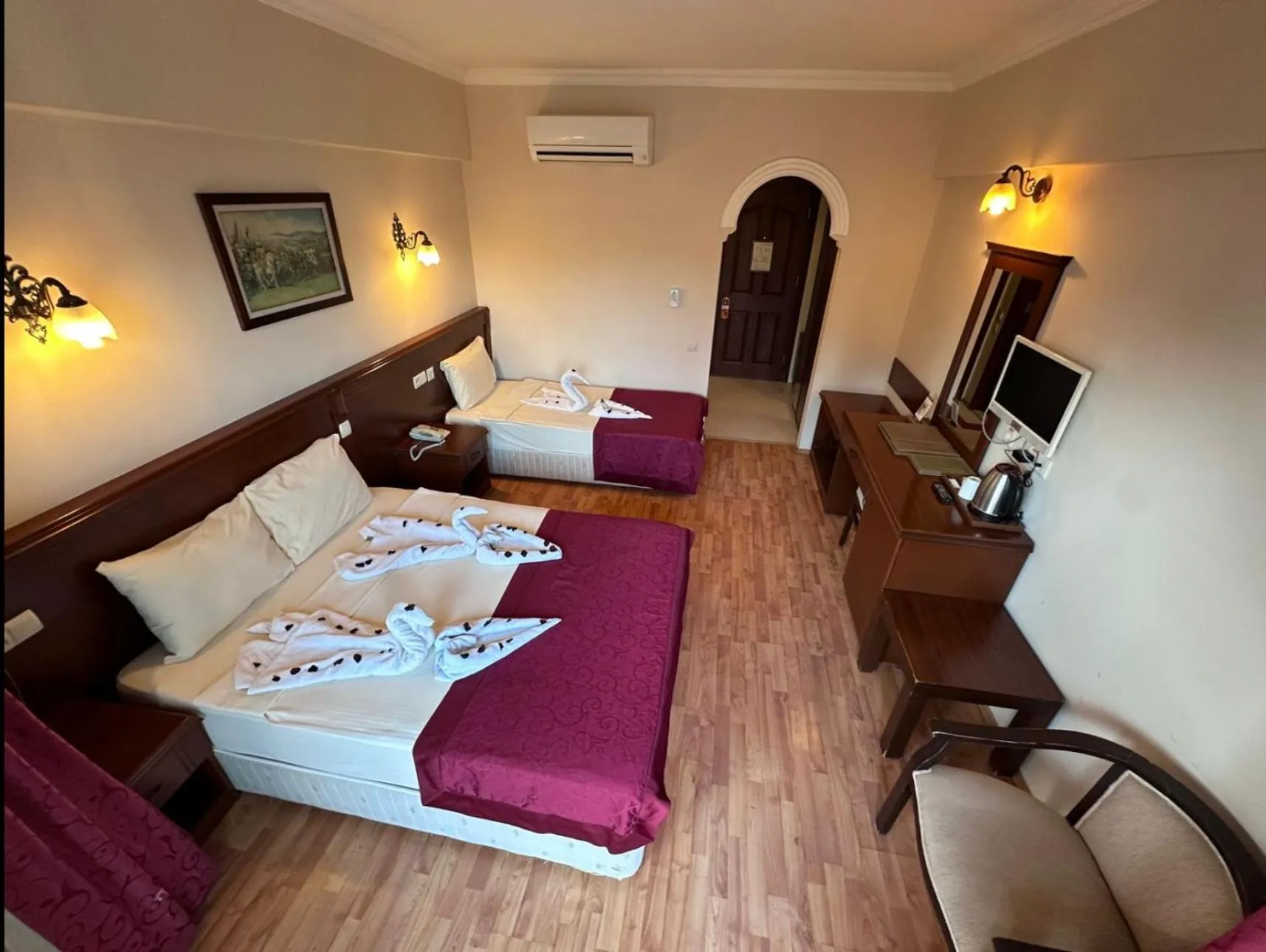 Bed in STELLA HOTEL&Spa ALL INCLUSIVE