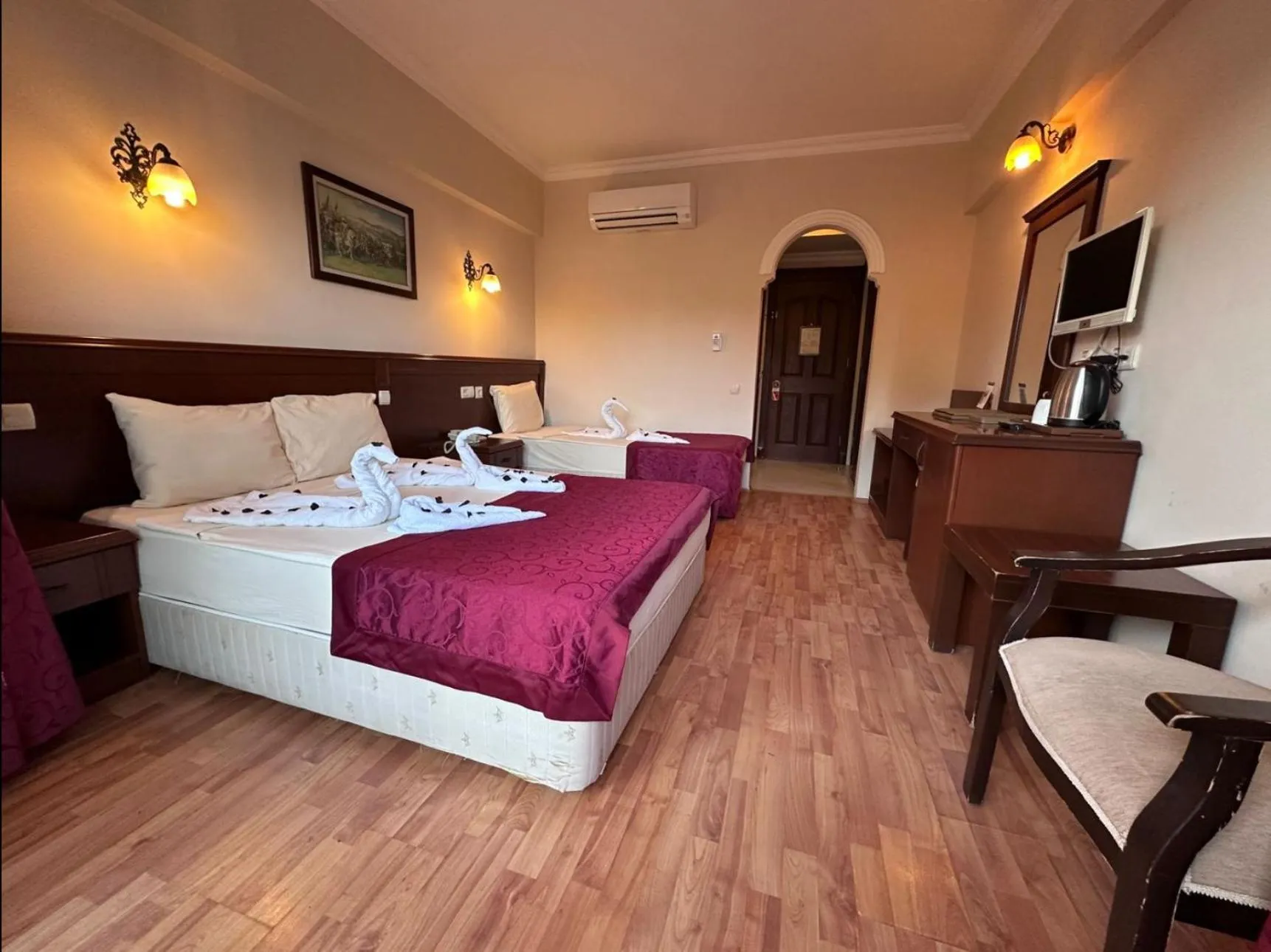 Bed in STELLA HOTEL&Spa ALL INCLUSIVE