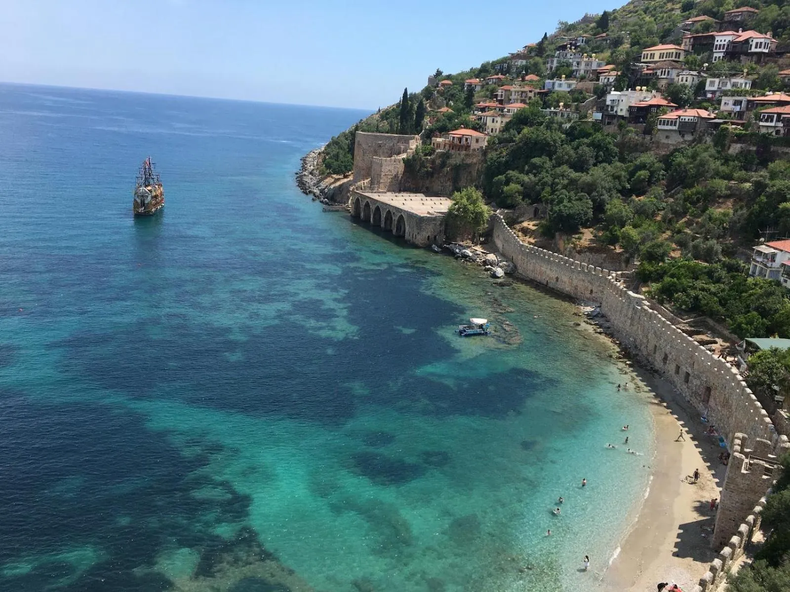 Beach in Castle Boutique Hotel Alanya