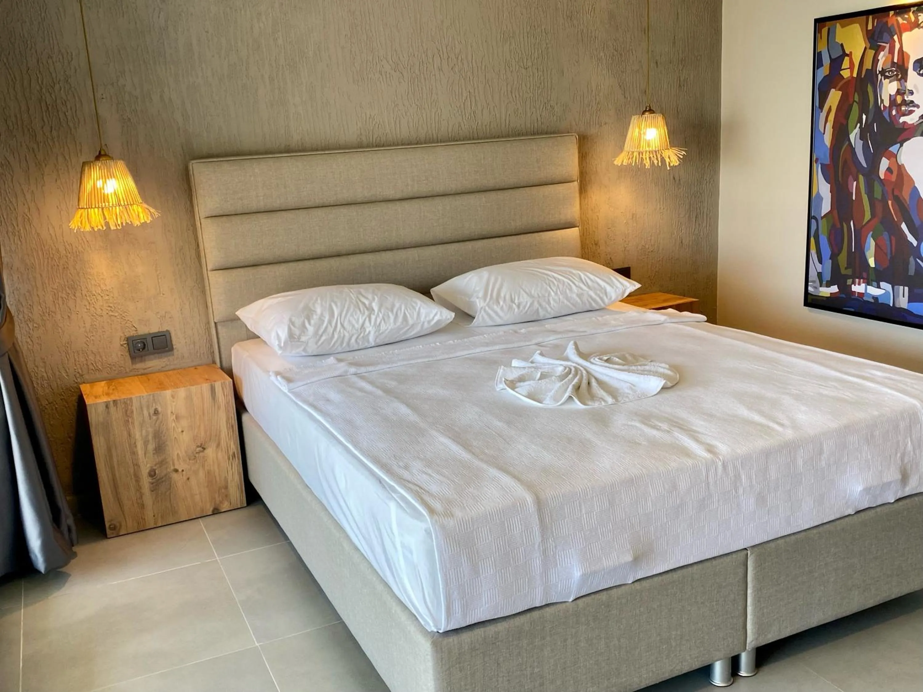 Bed in Castle Boutique Hotel Alanya