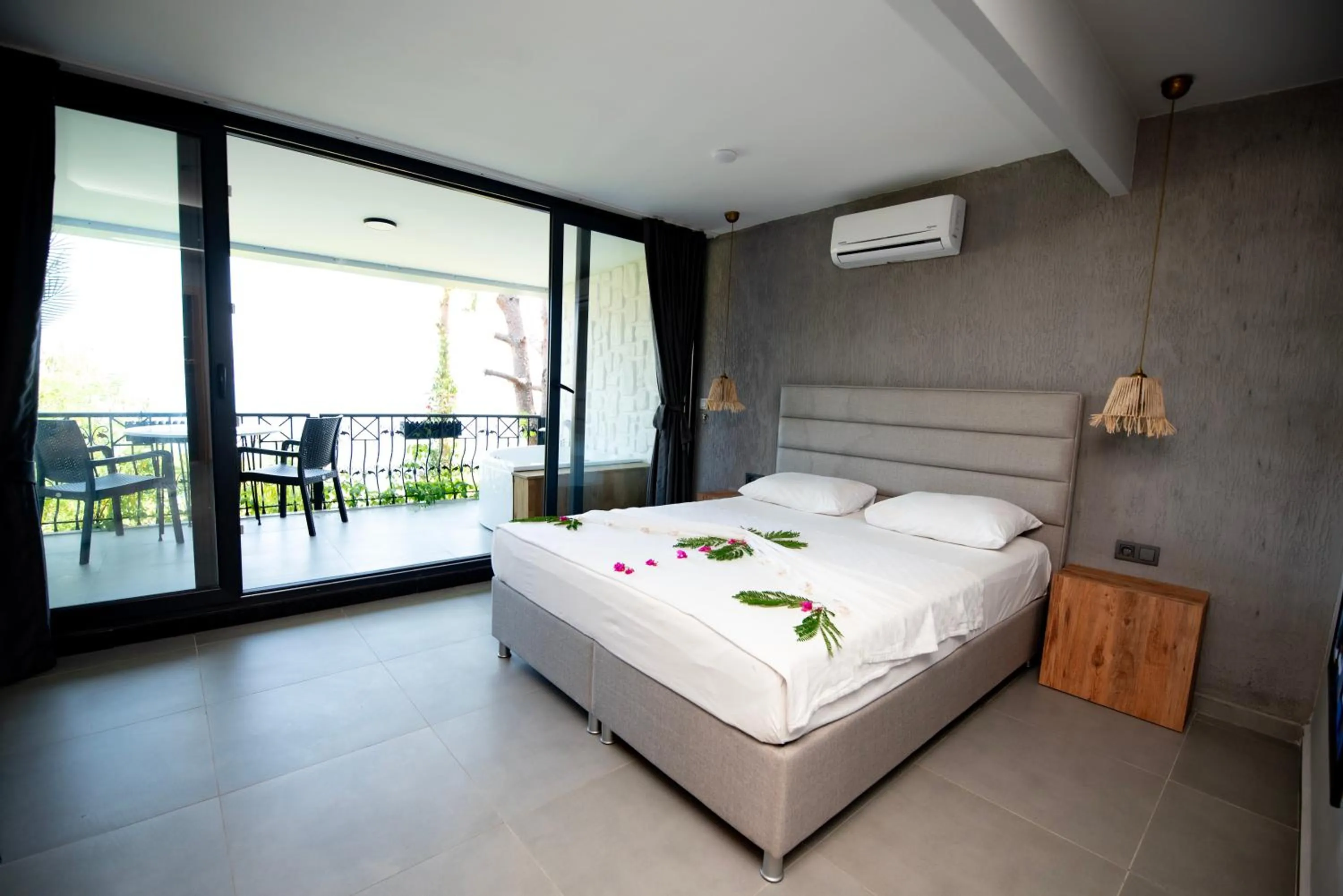 Bed in Castle Boutique Hotel Alanya
