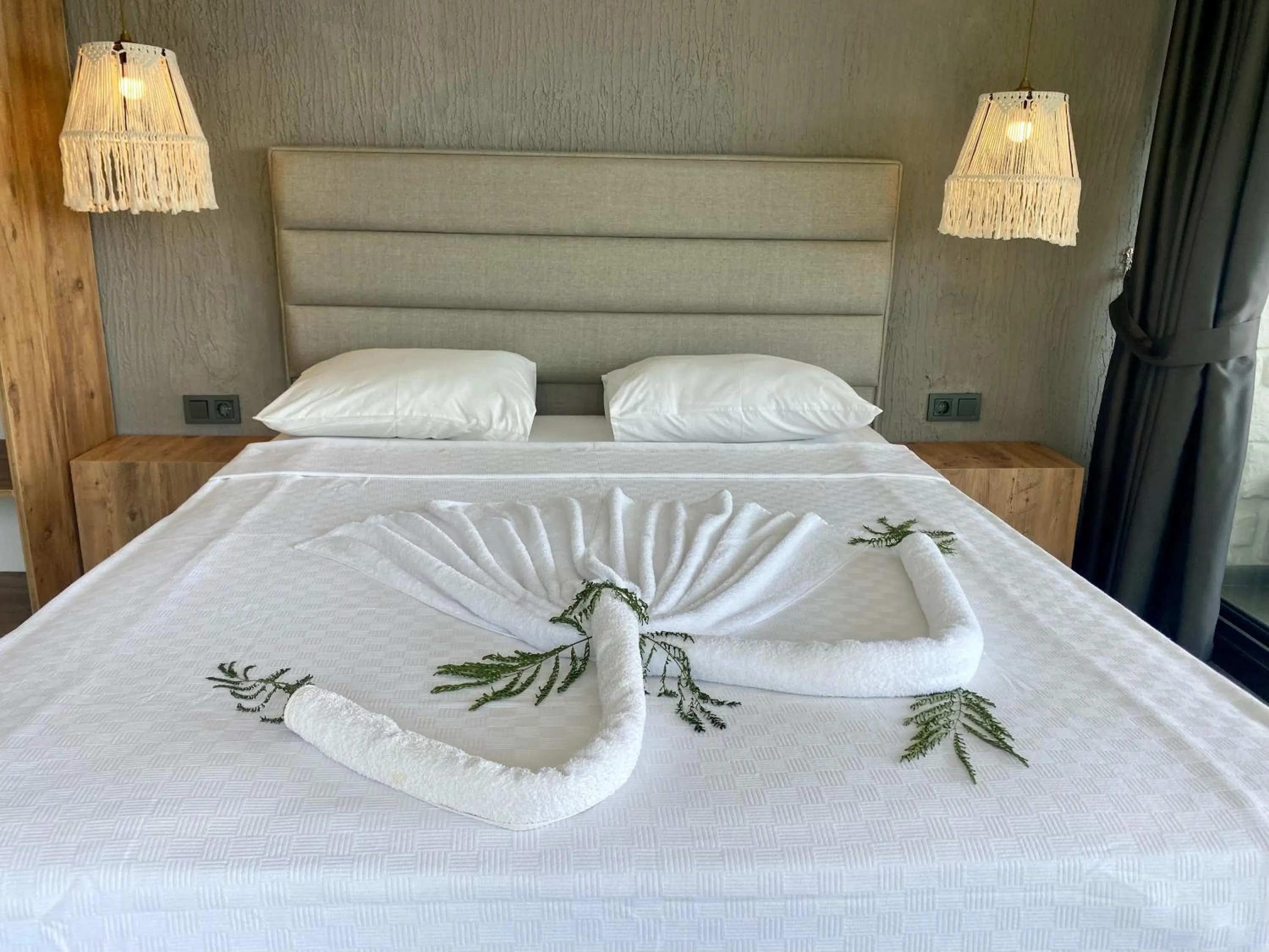 Bed in Castle Boutique Hotel Alanya
