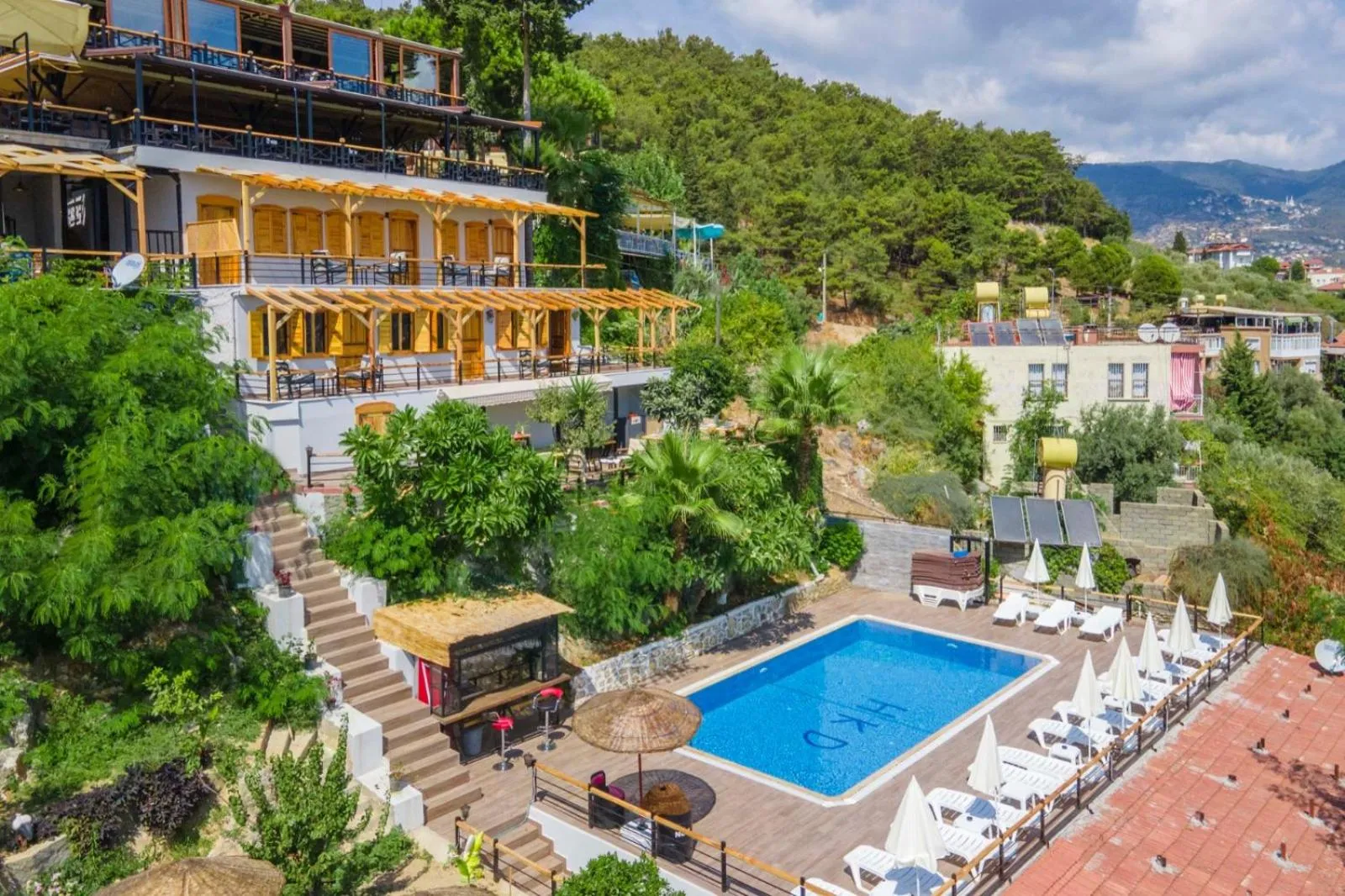 Bird's eye view in Castle Boutique Hotel Alanya