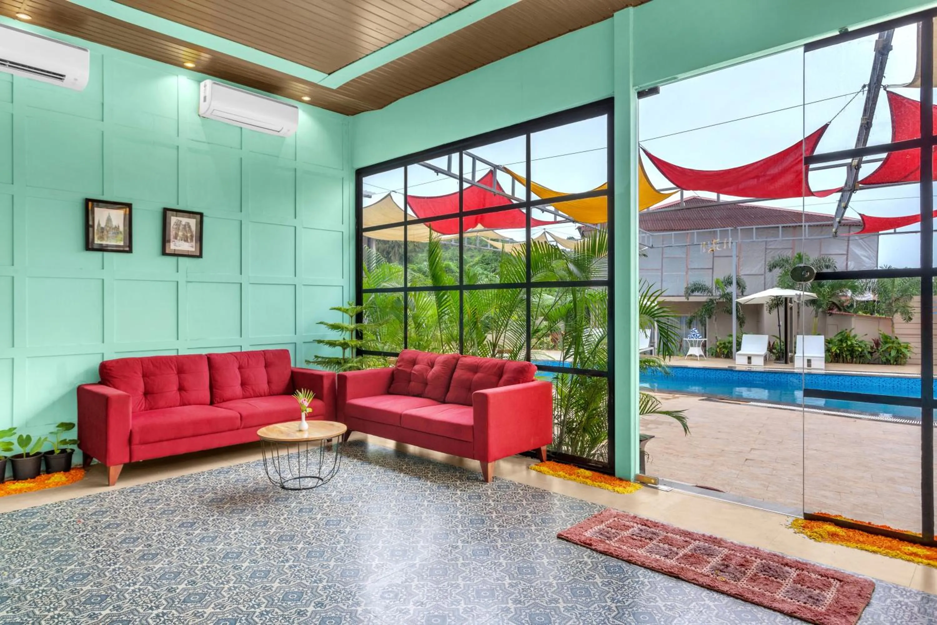 Lobby or reception in Koko Maya by Stone Wood Comfort