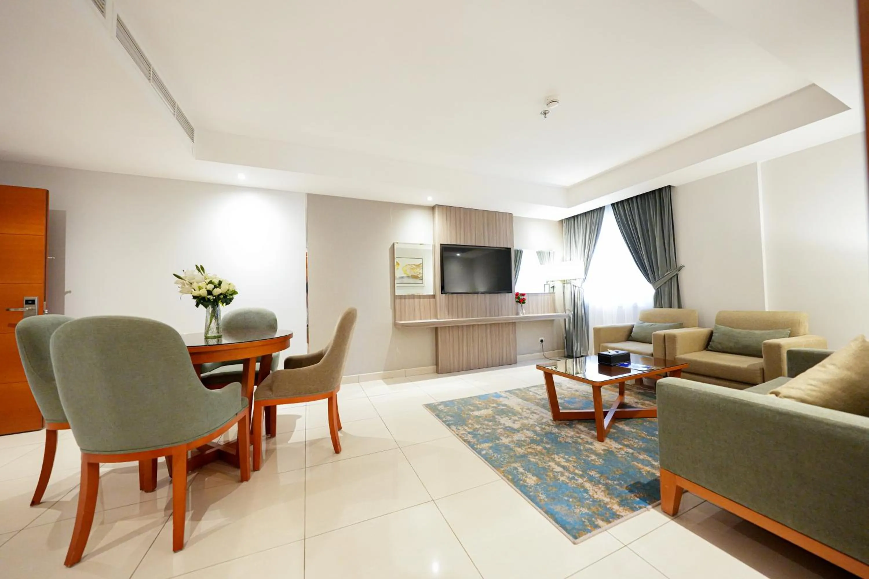 Seating area in Romera Hotel