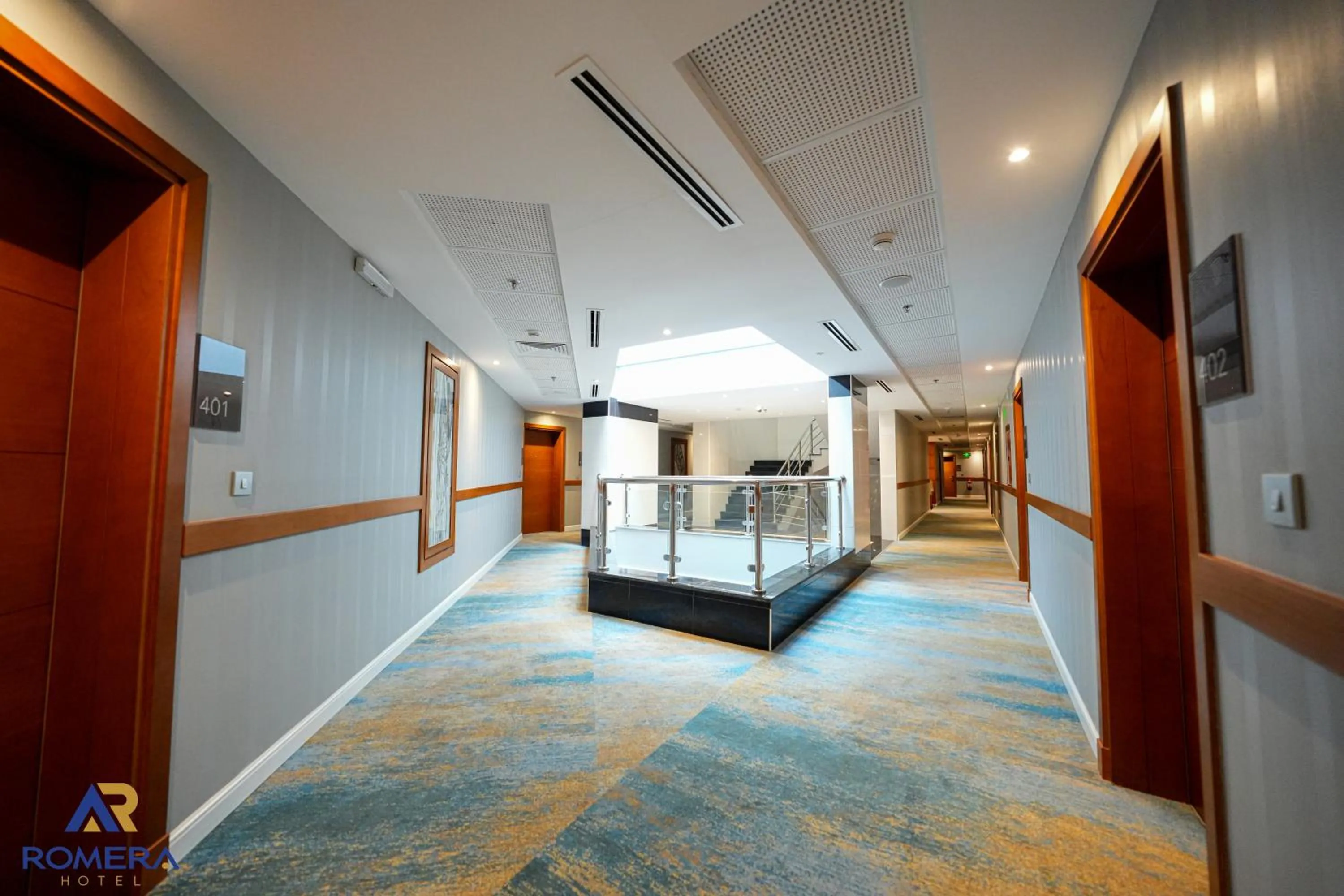 Floor plan, Bed in Romera Hotel