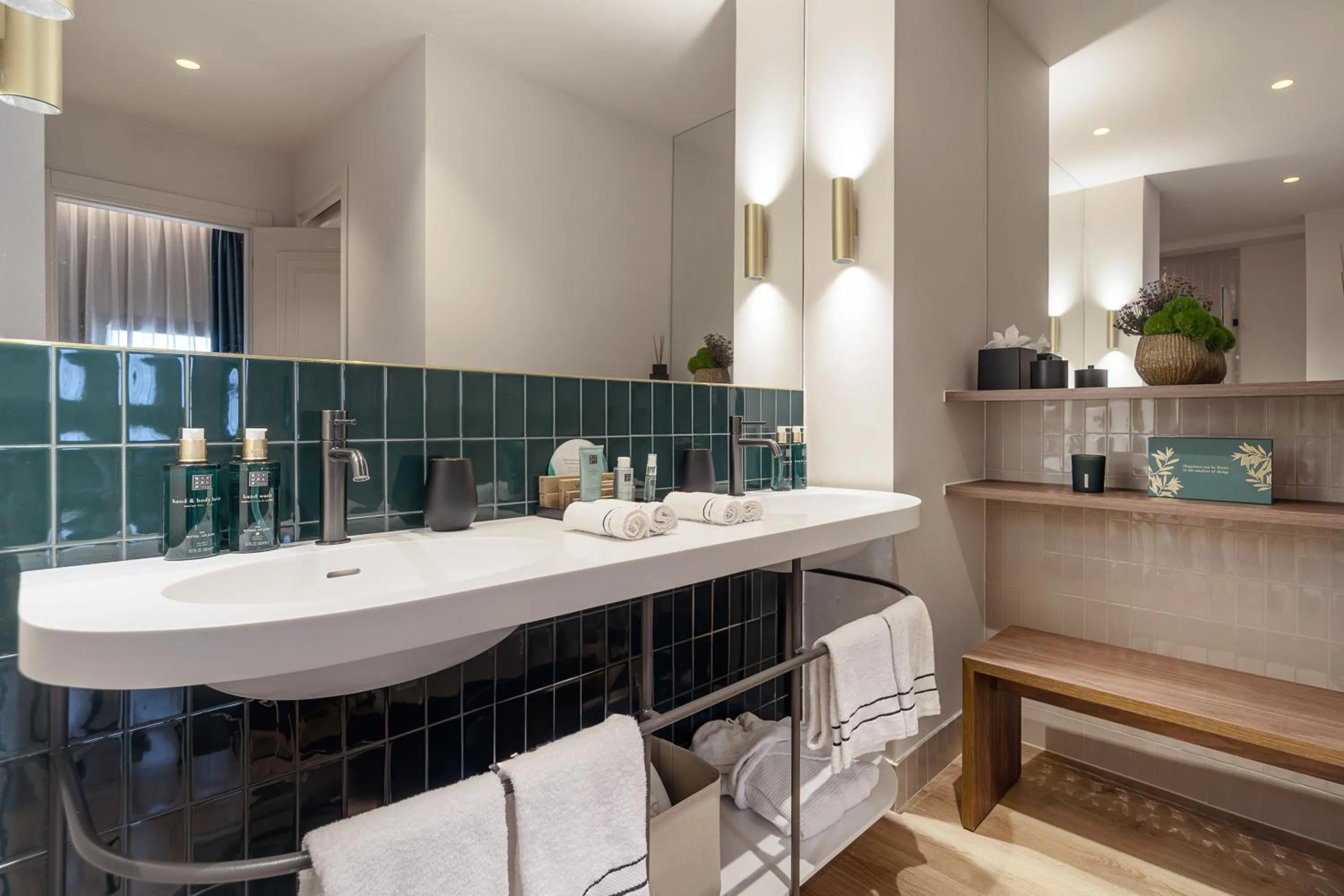 Bathroom in Meliá Milano