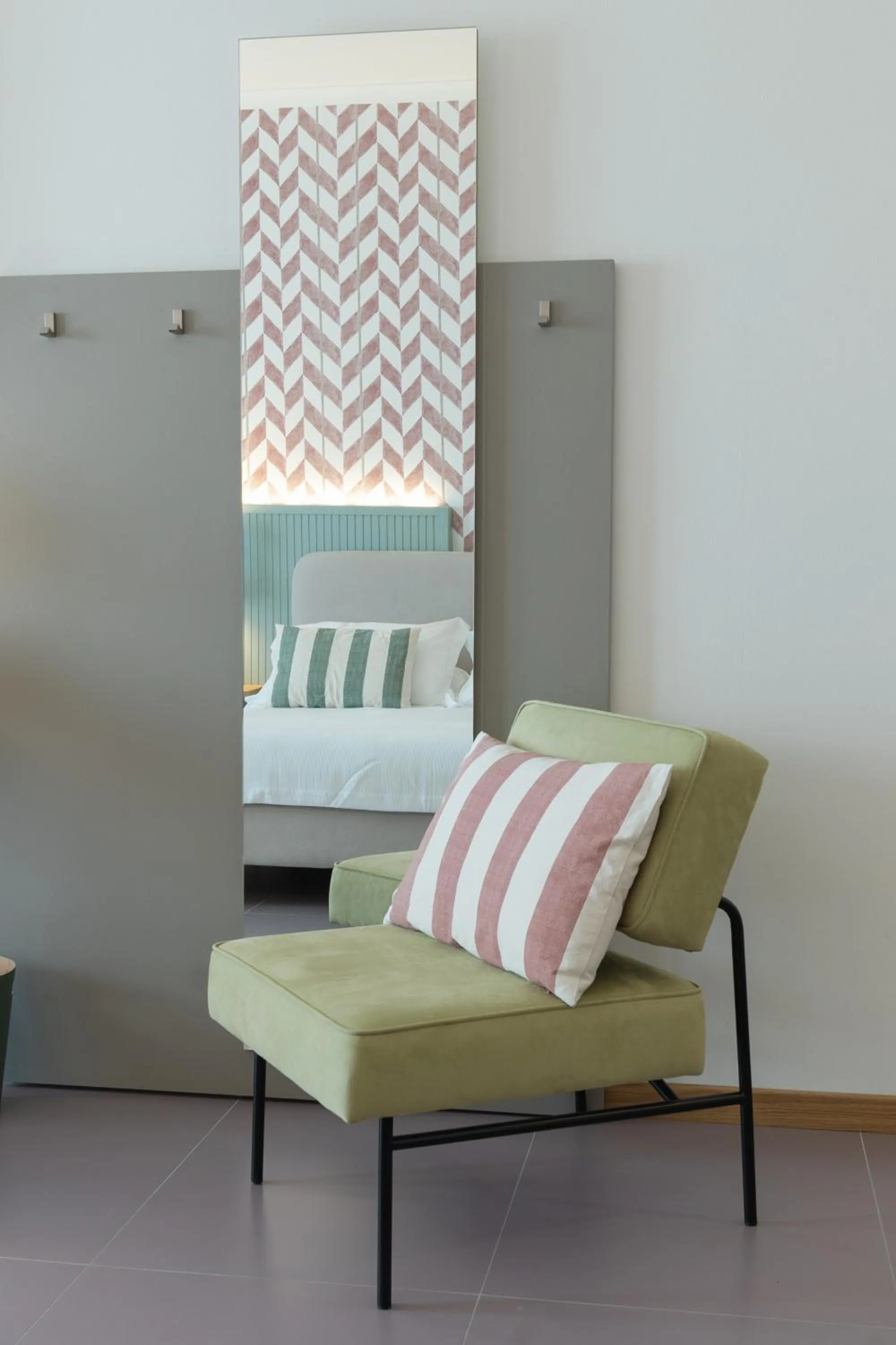 Decorative detail, Bed in Reginna Palace Hotel