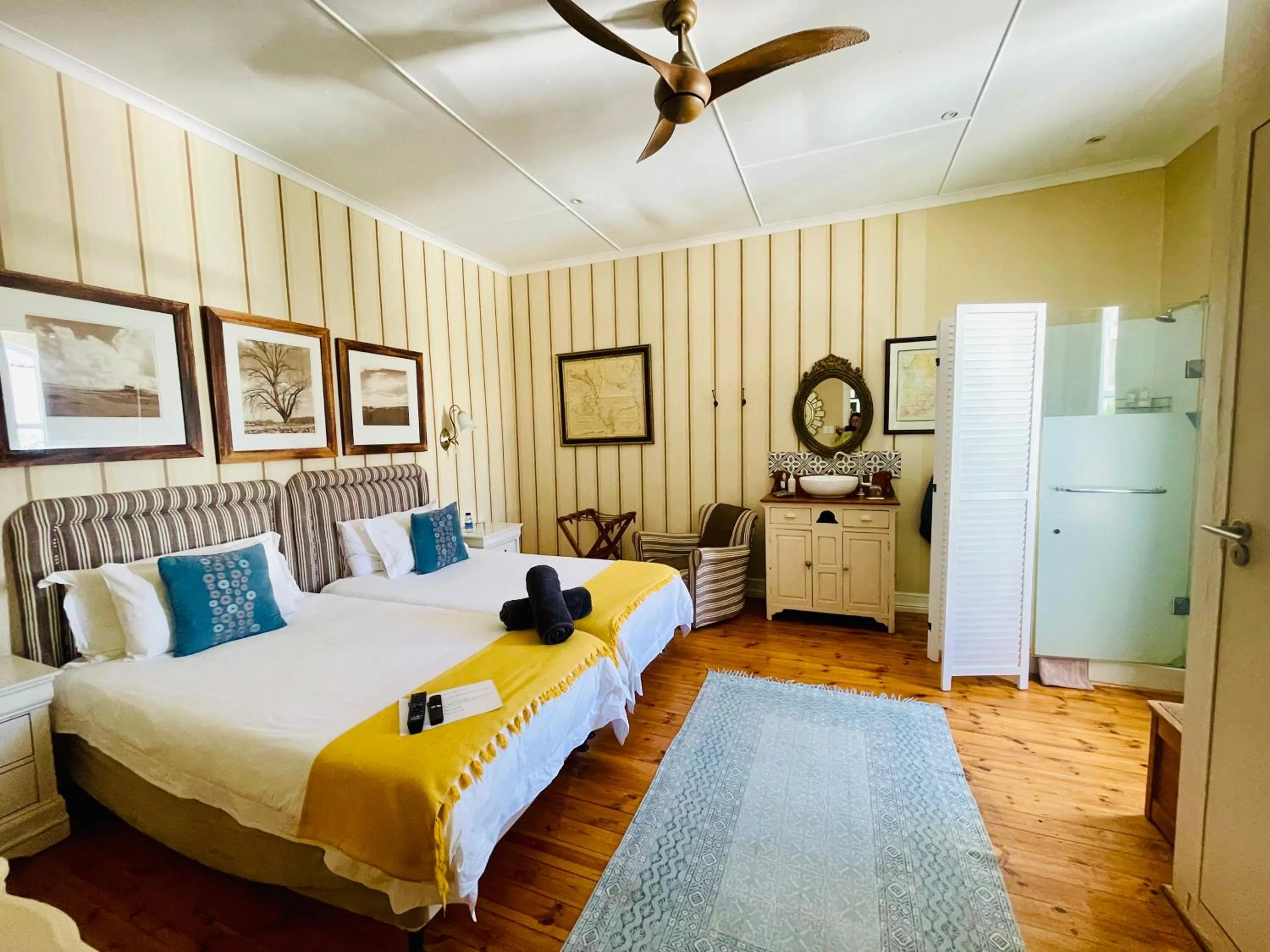 Bedroom, Bed in KAROO ART HOTEL 4 Star