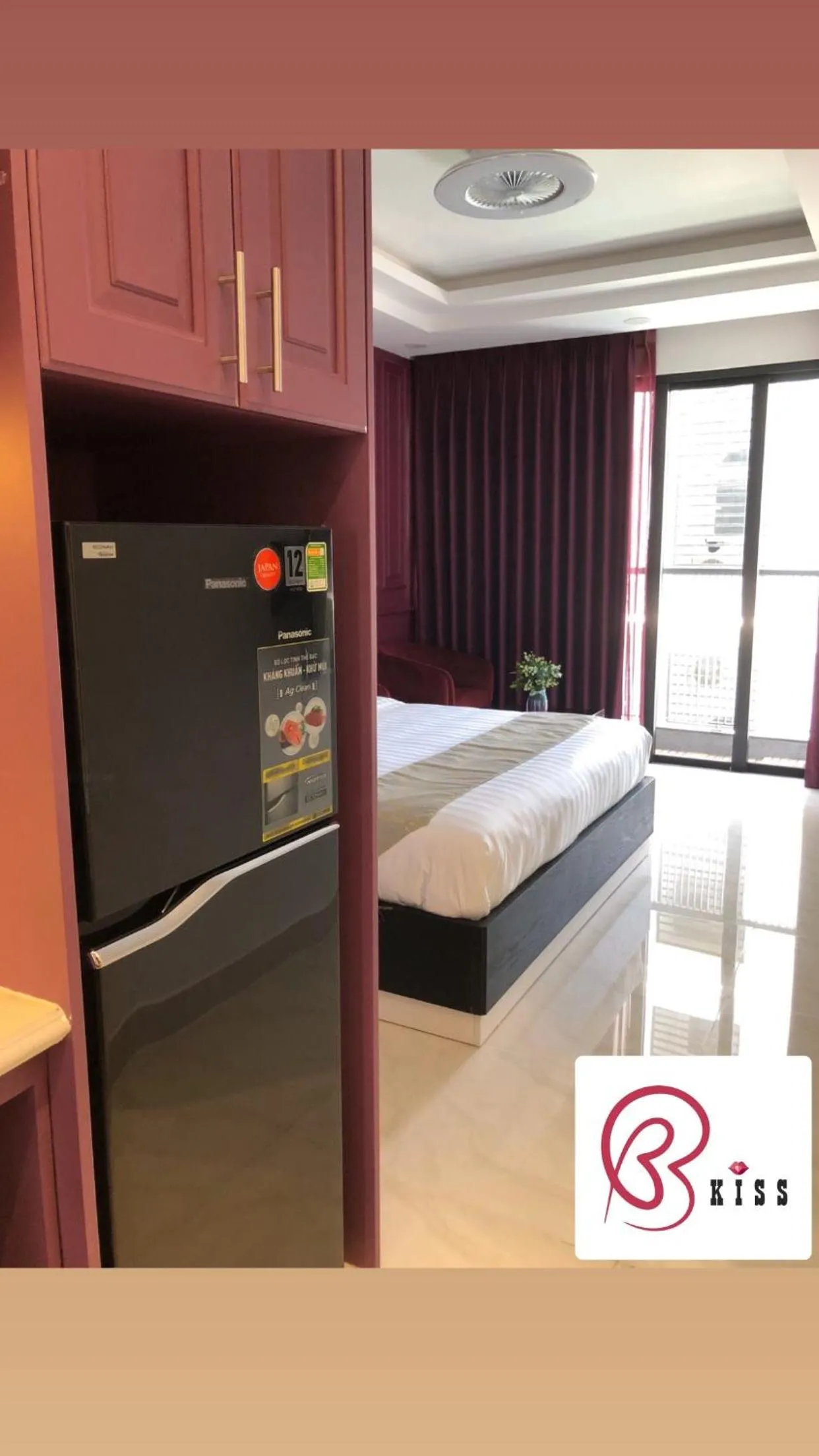 Bed in BBKISS Apartments & Hotel