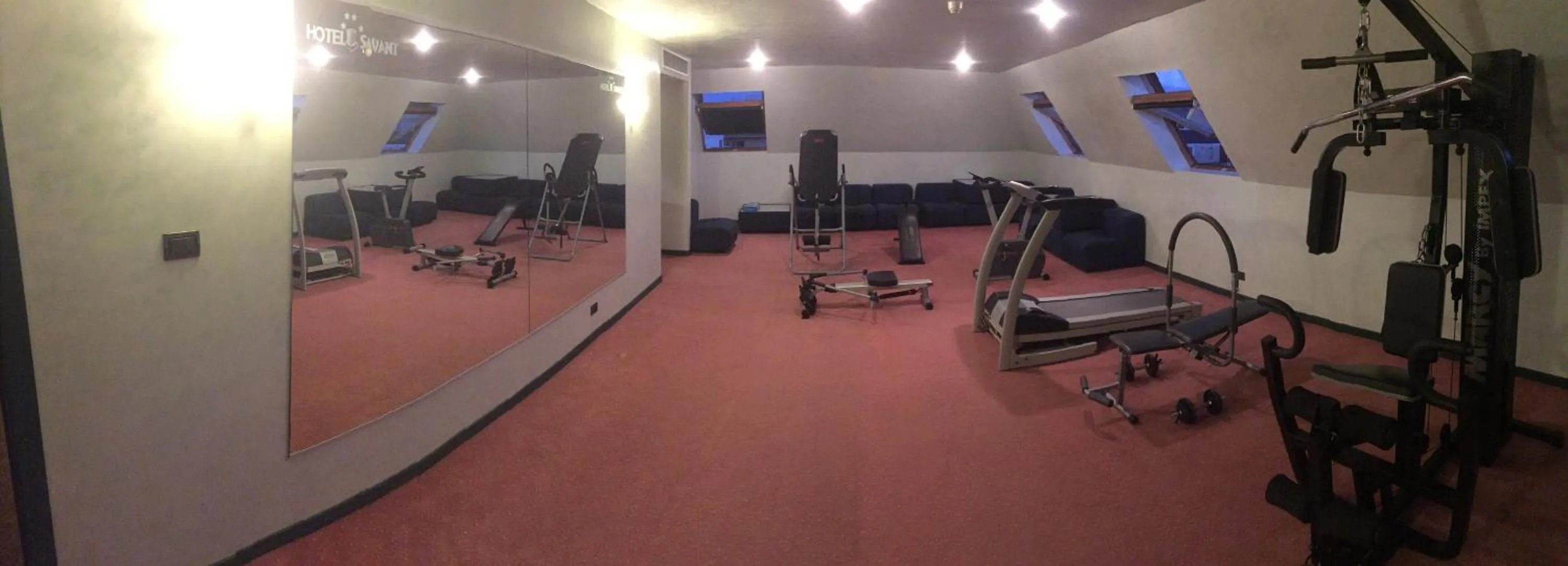 Fitness centre/facilities in Savant Hotel