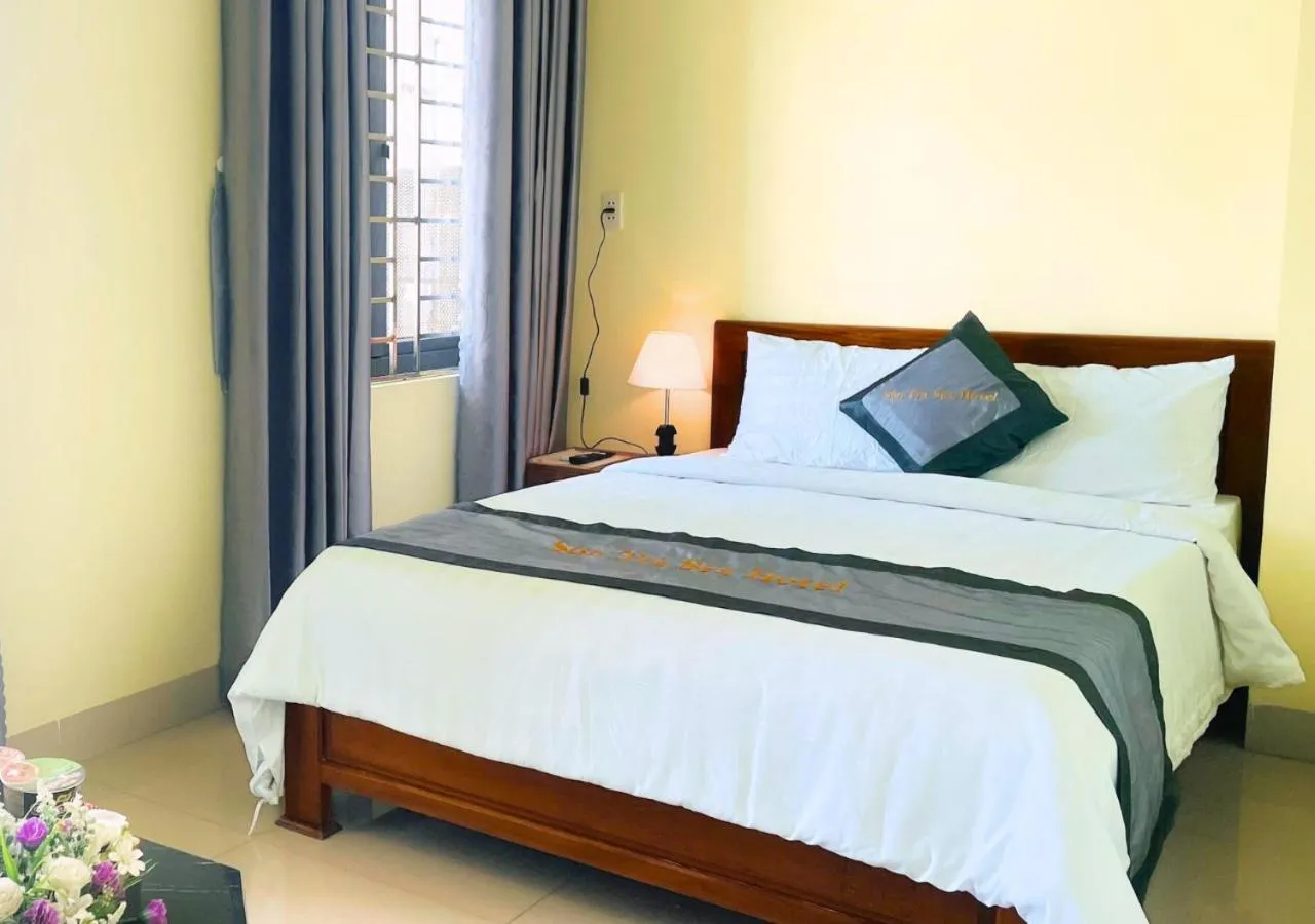 Bed in Sontra Sea Hotel