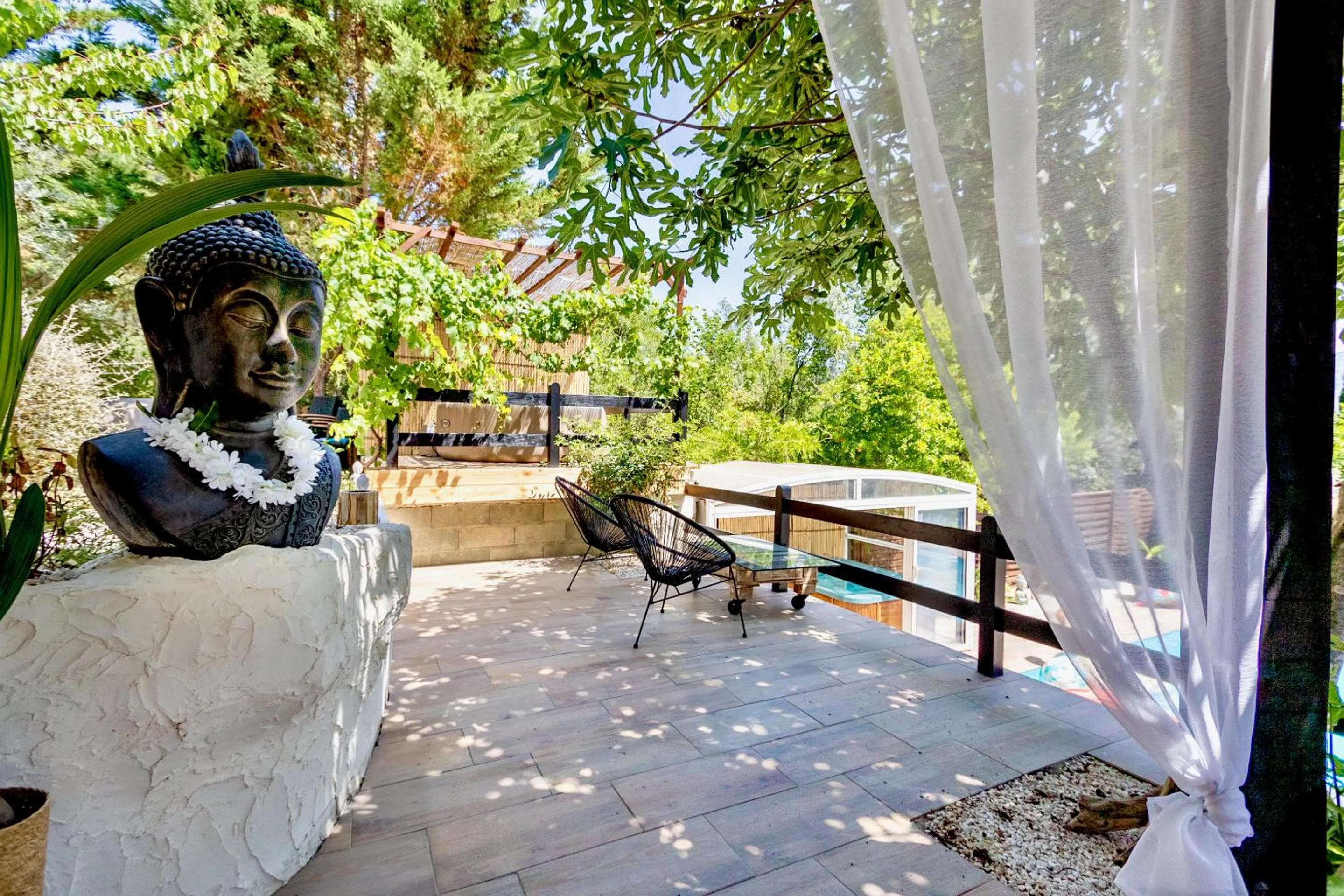 Patio in La Villa Tosca