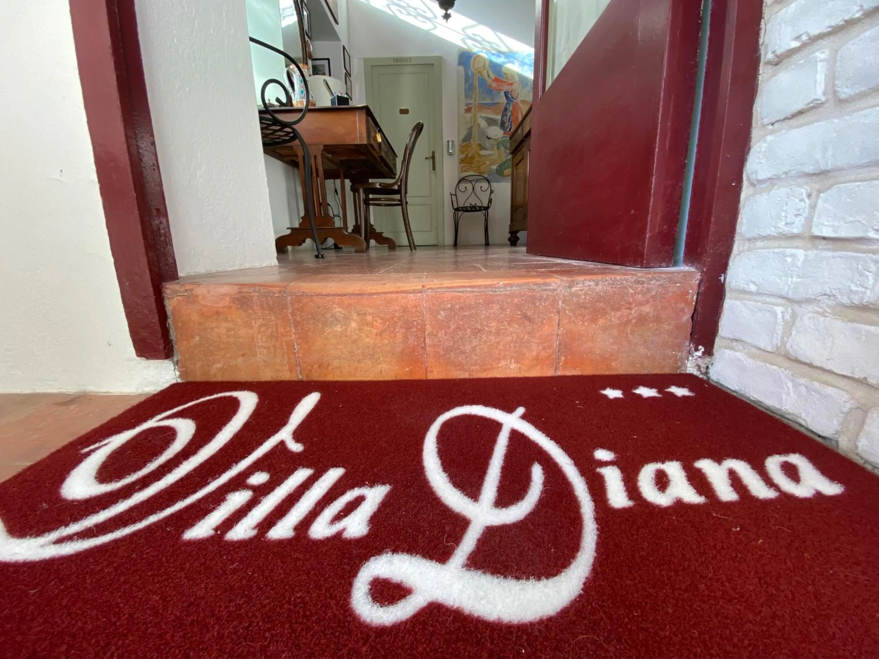 Lobby or reception in Hotel Villa Diana