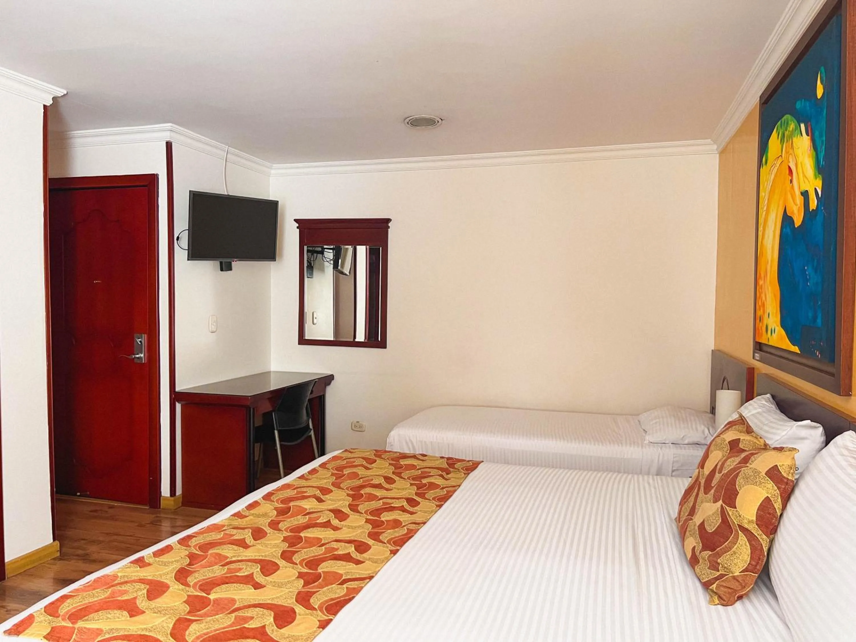 Bed in Hotel Luxor Pereira