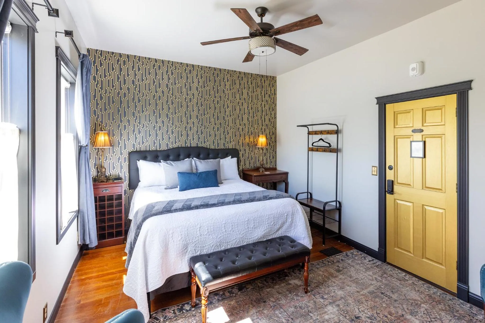 Bedroom, Bed in Hotel Stevenson