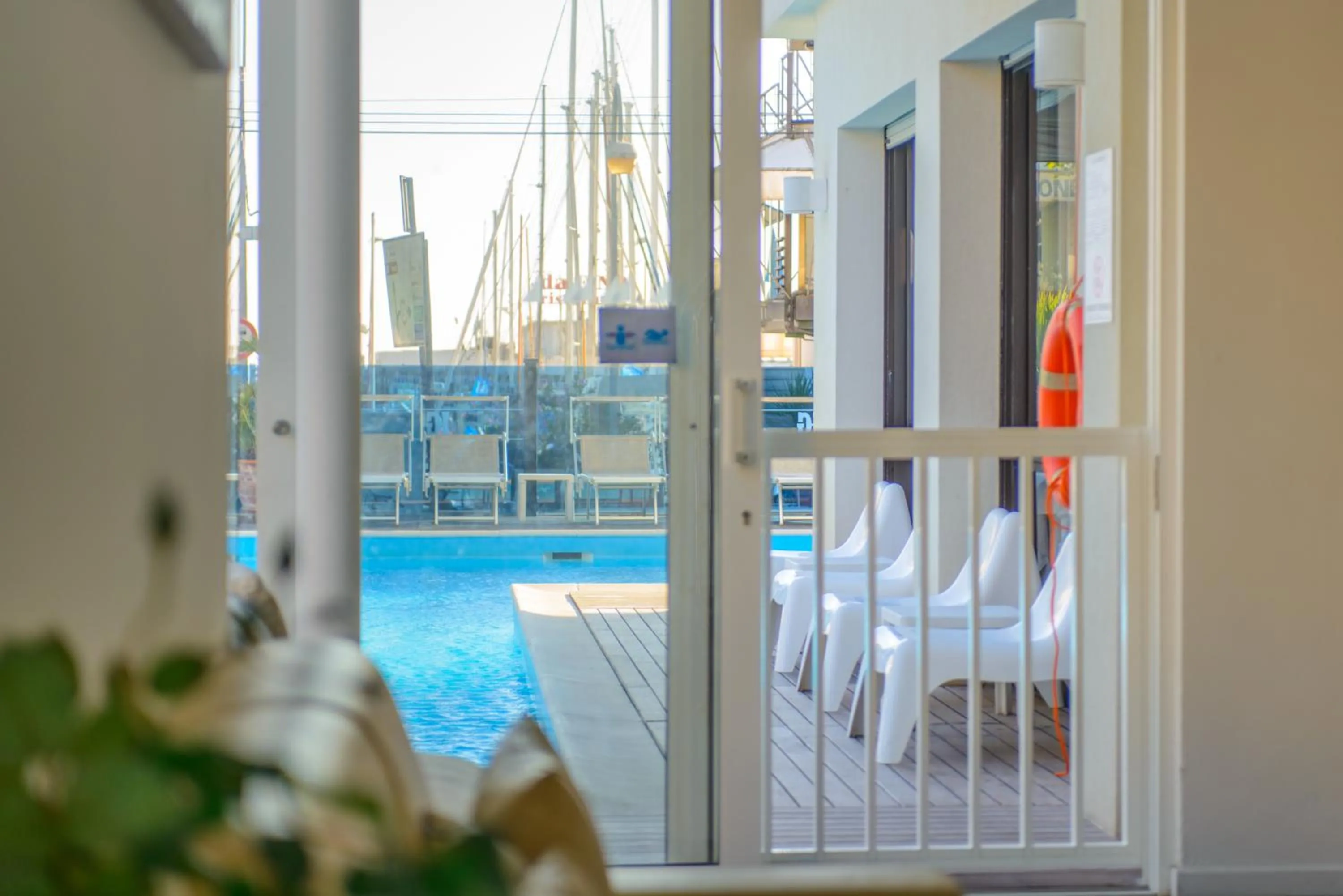 Communal lounge/ TV room in Hotel Giulietta