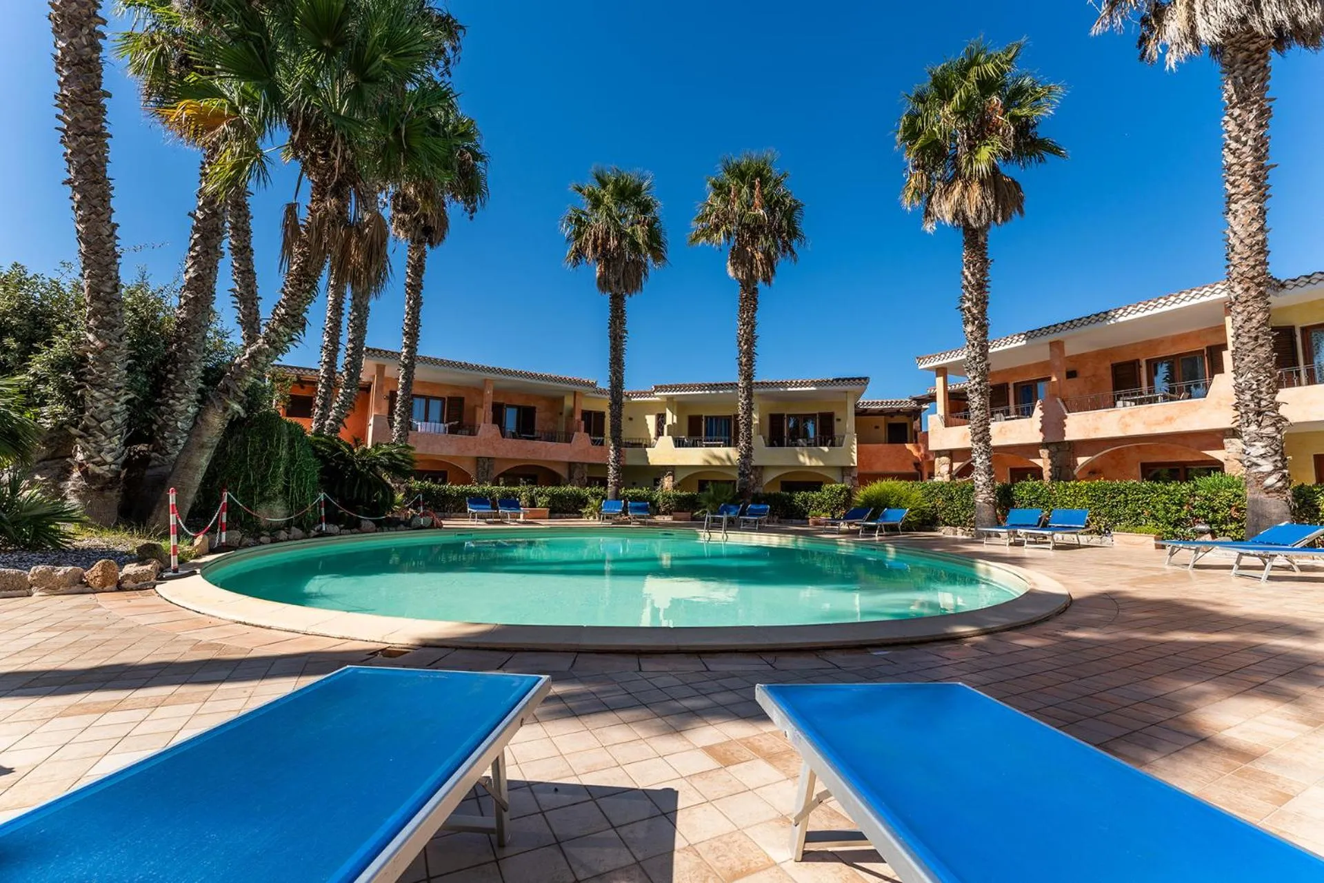 Swimming pool in Palau Green Village