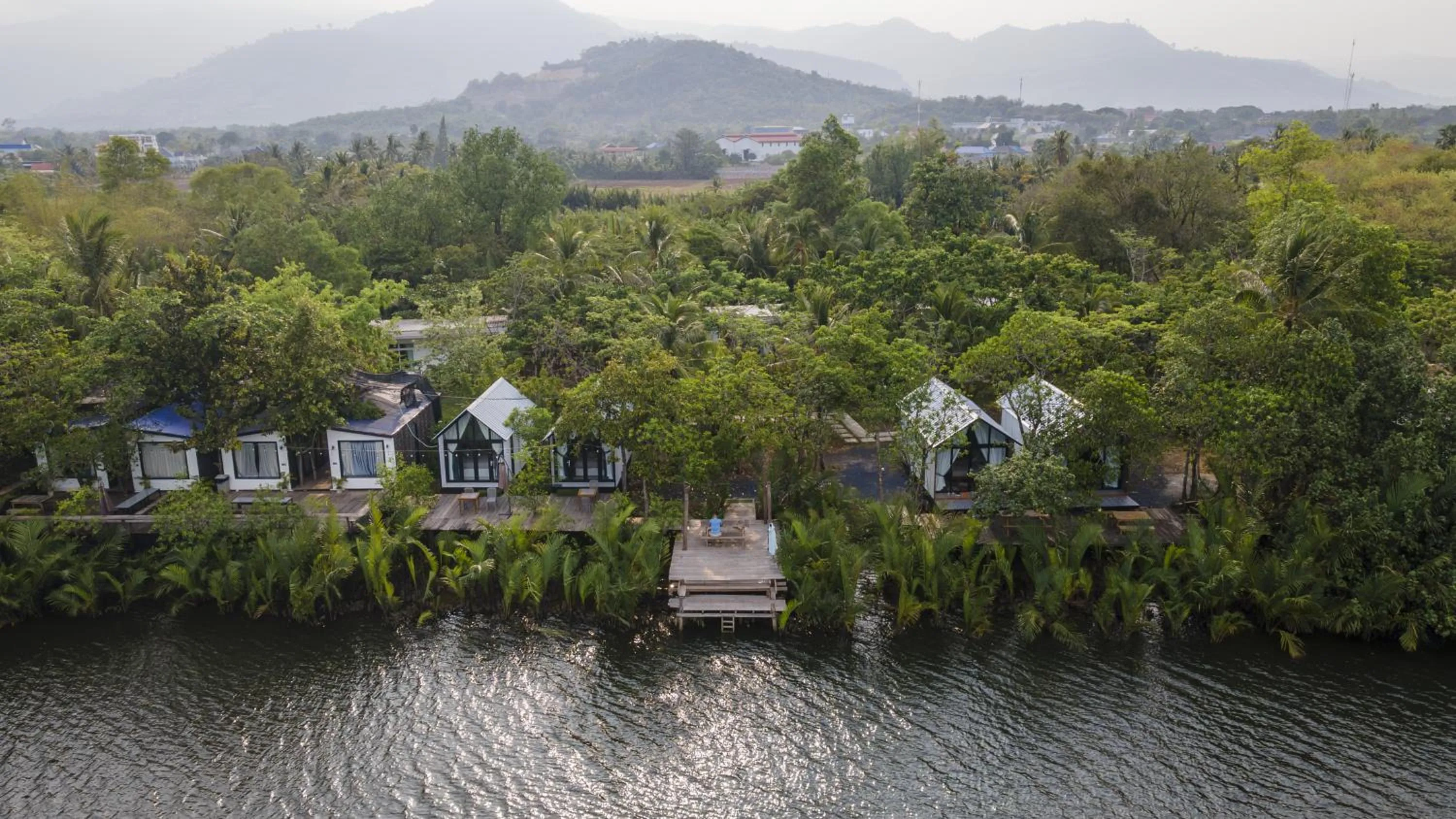 Bird's eye view in Kampot Riverfront Boutique