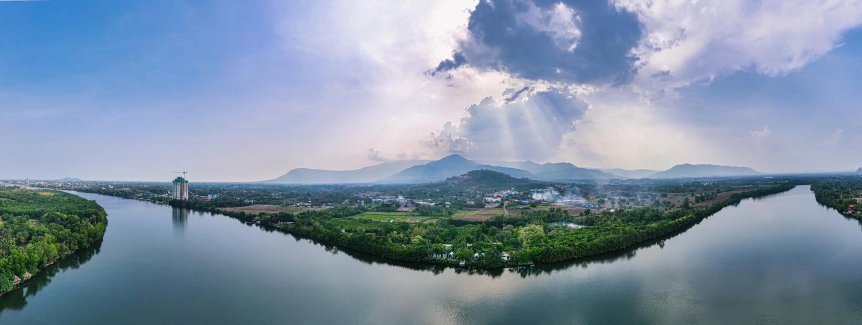 Bird's eye view in Kampot Riverfront Boutique