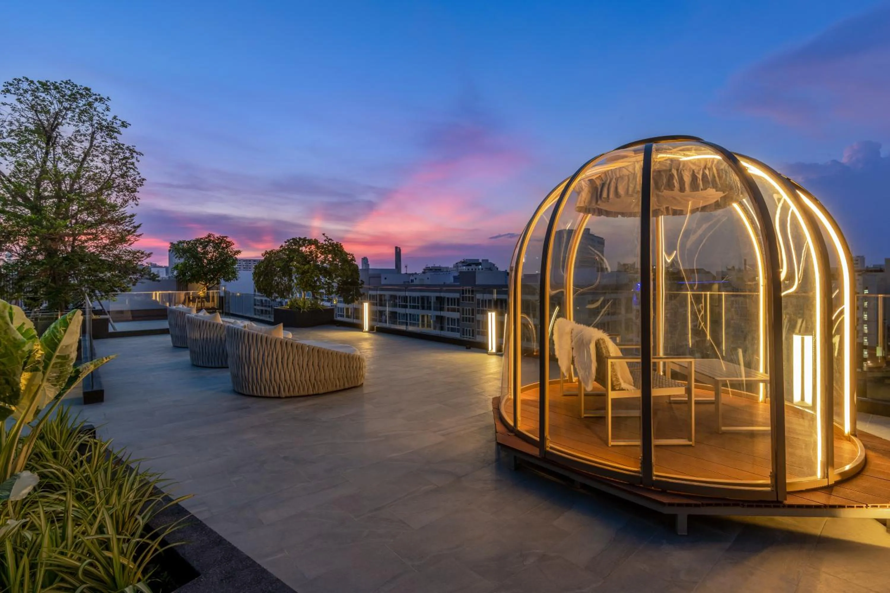 City view in Amethyst Hotel Pattaya