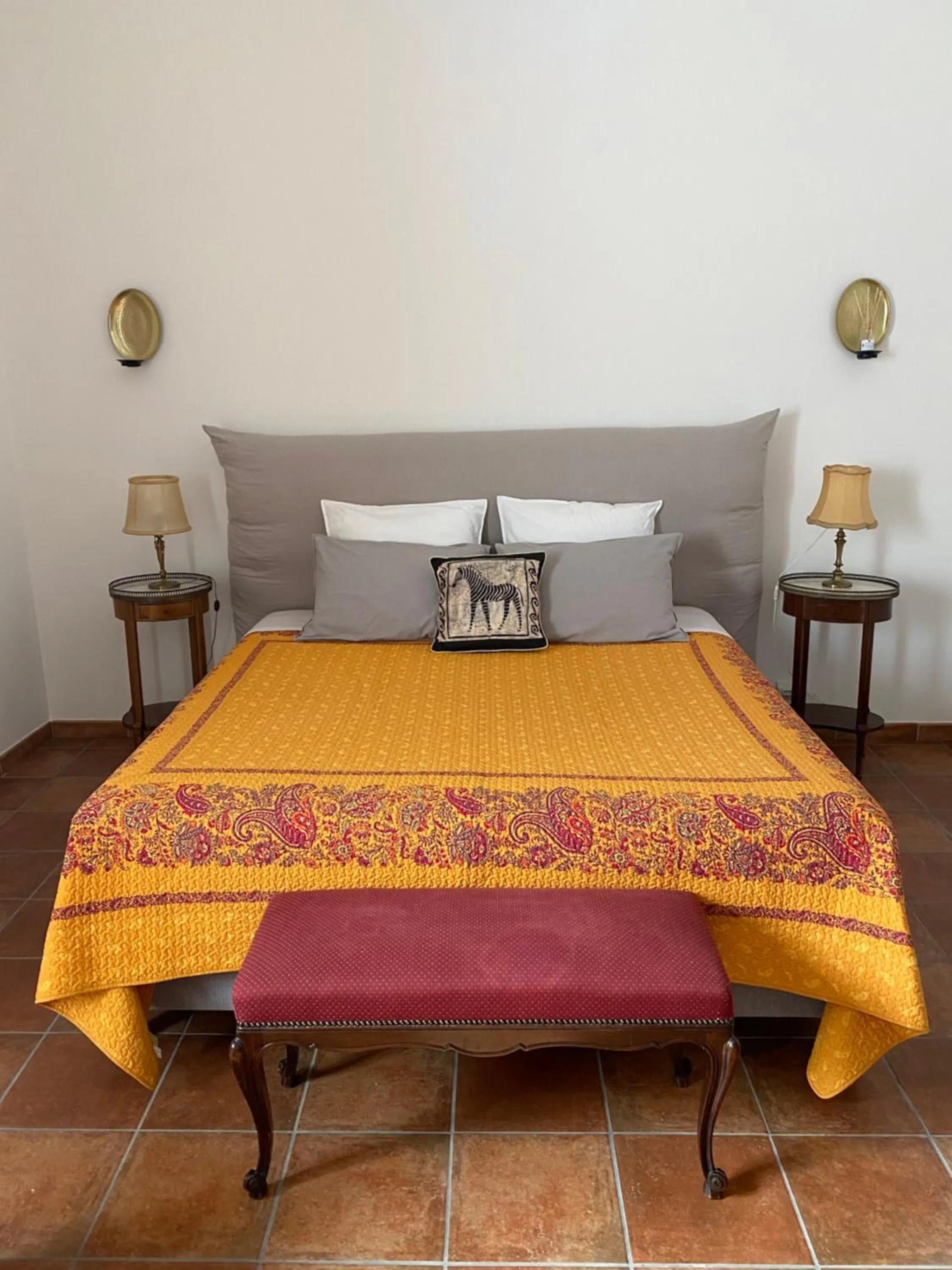 Bed in Le Relais d'Affiac