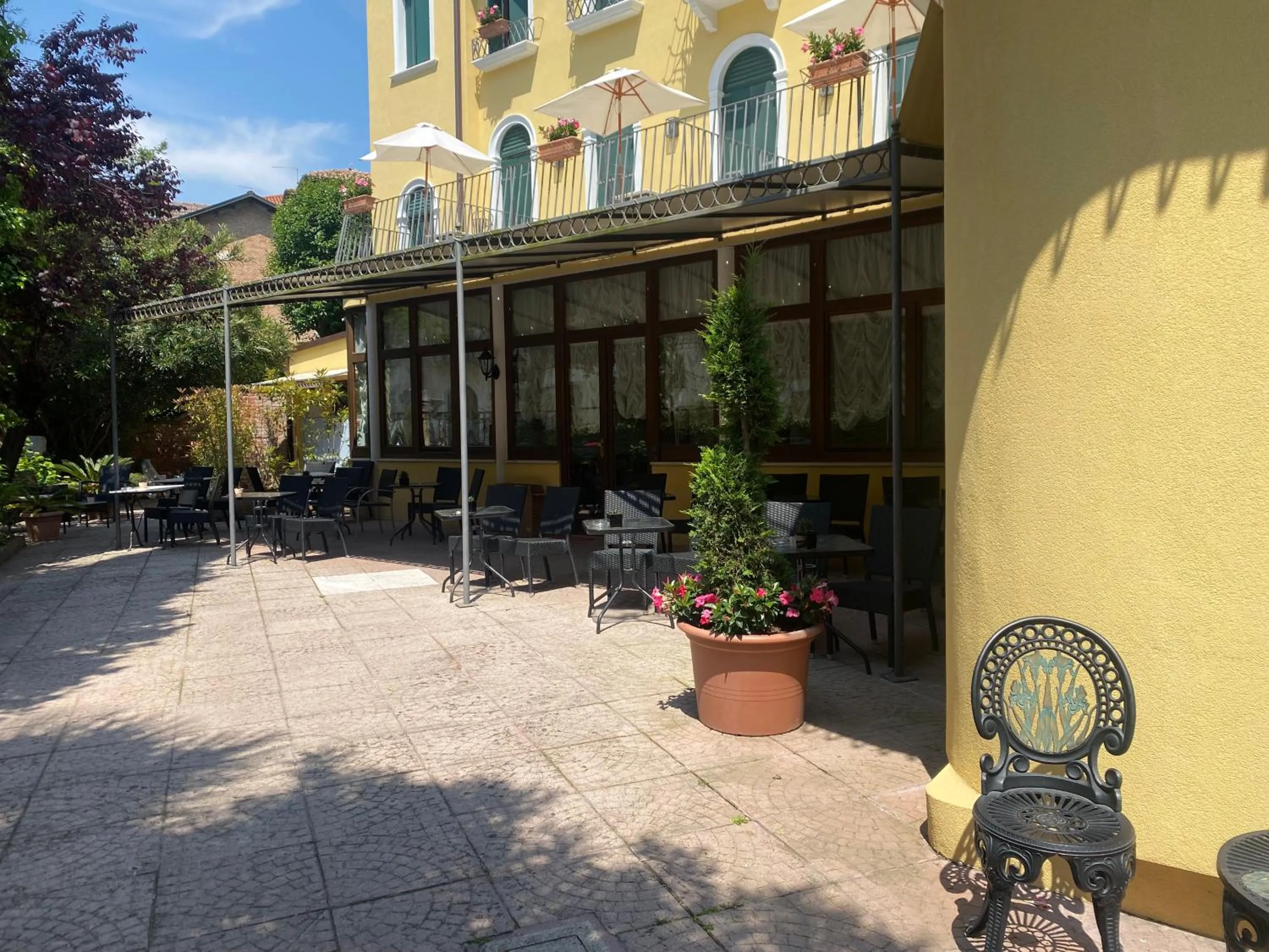 Garden in Hotel Villa Edera