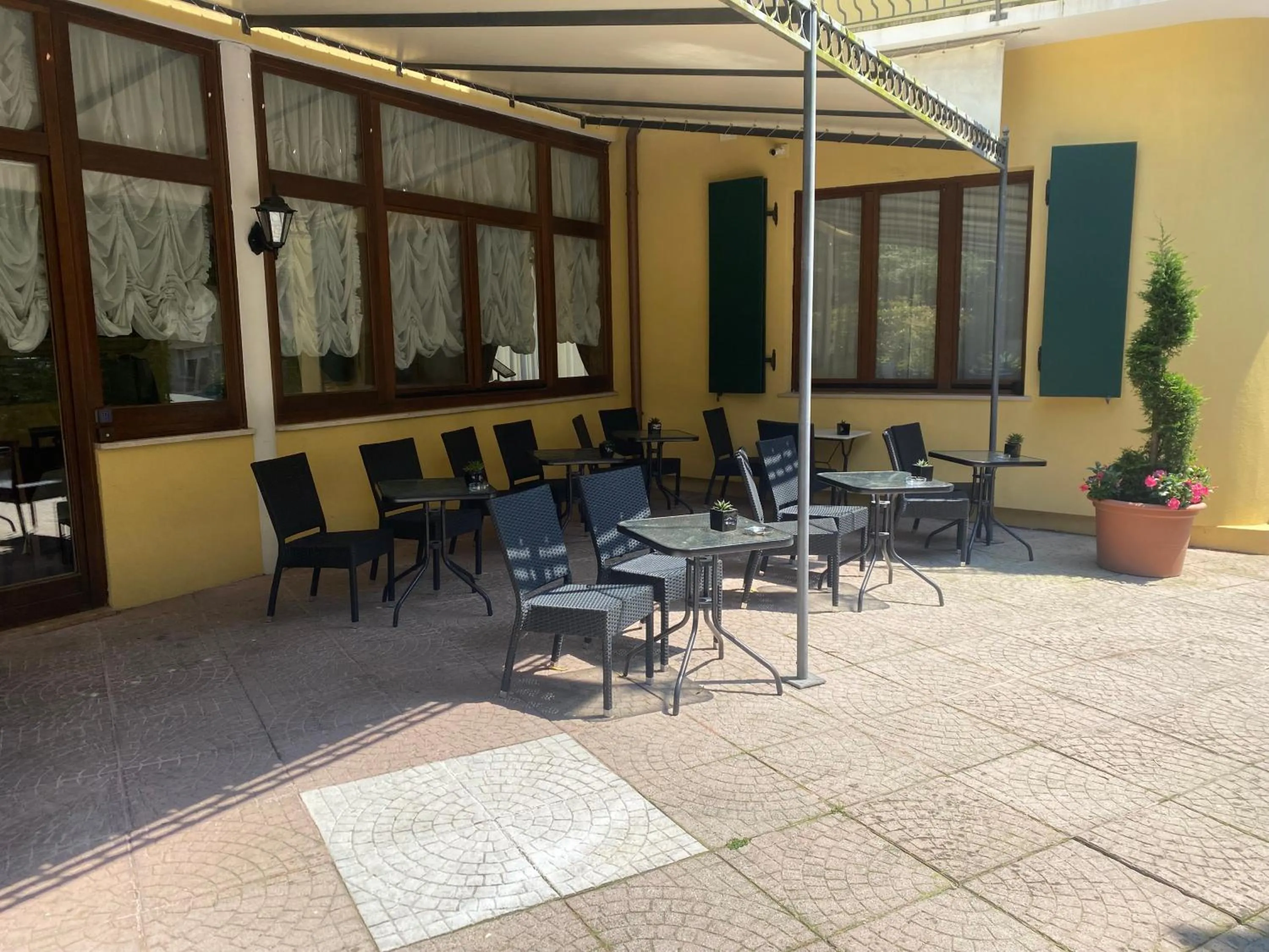 Patio in Hotel Villa Edera
