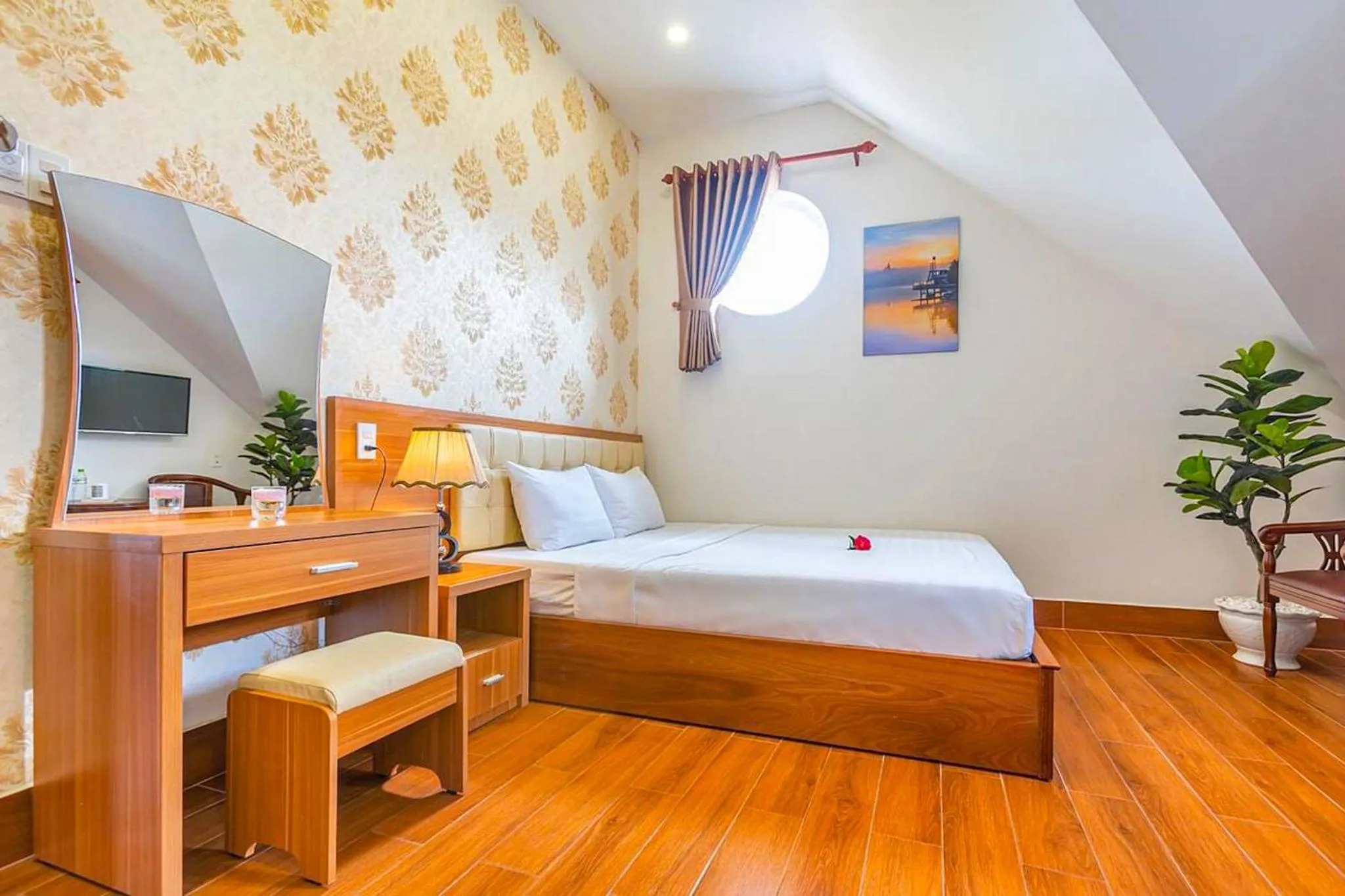 Photo of the whole room, Bed in Villa Hoa Ly Đà Lạt