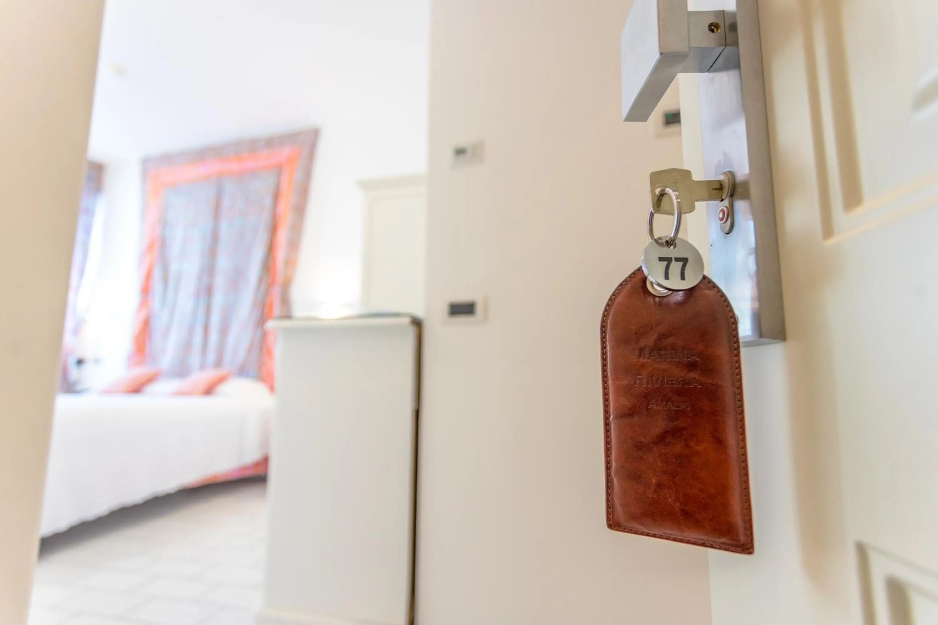 Decorative detail, Bed in Hotel Marina Riviera