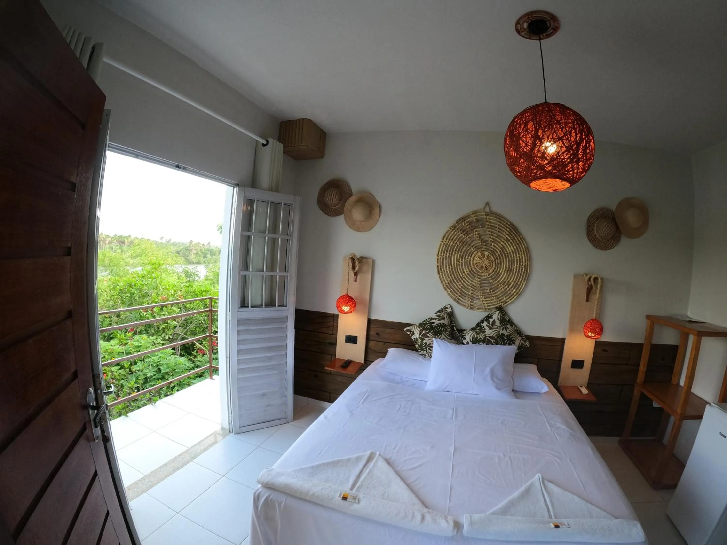 View (from property/room), Bed in Pousada Vida Nova Barreirinhas MA