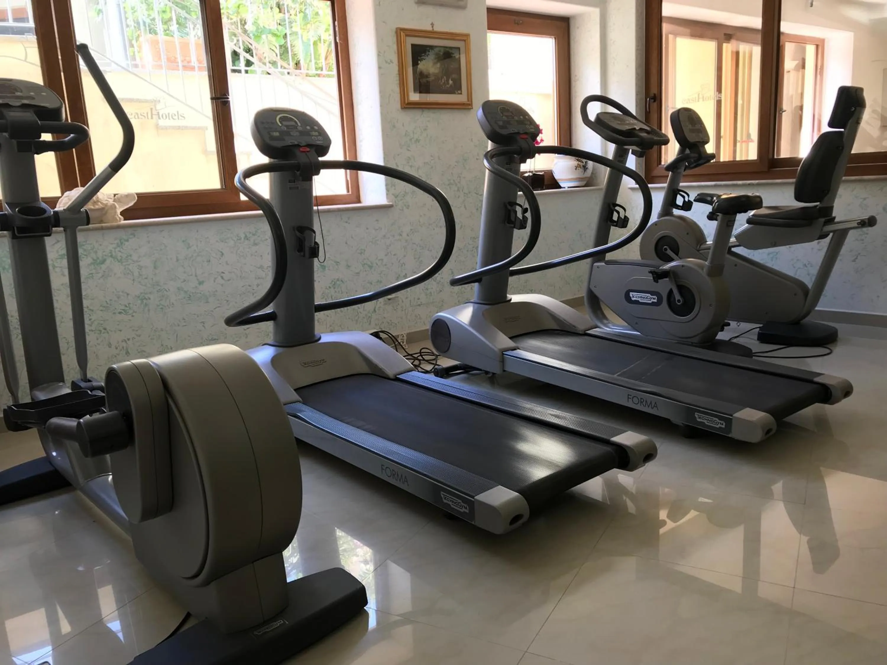 Fitness centre/facilities in Casthotels Tramonto d'oro Terme
