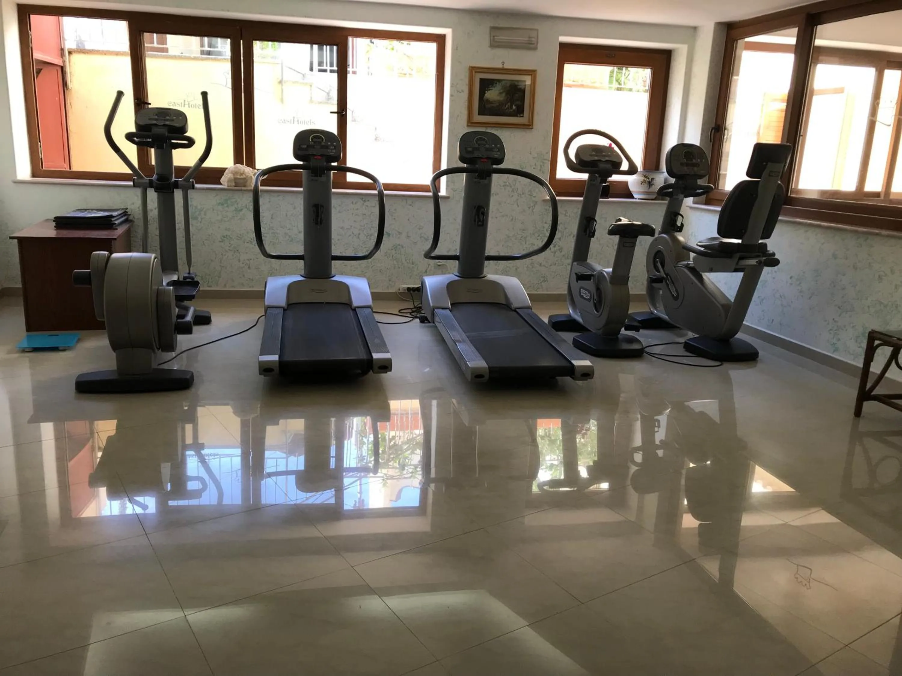 Fitness centre/facilities in Casthotels Tramonto d'oro Terme