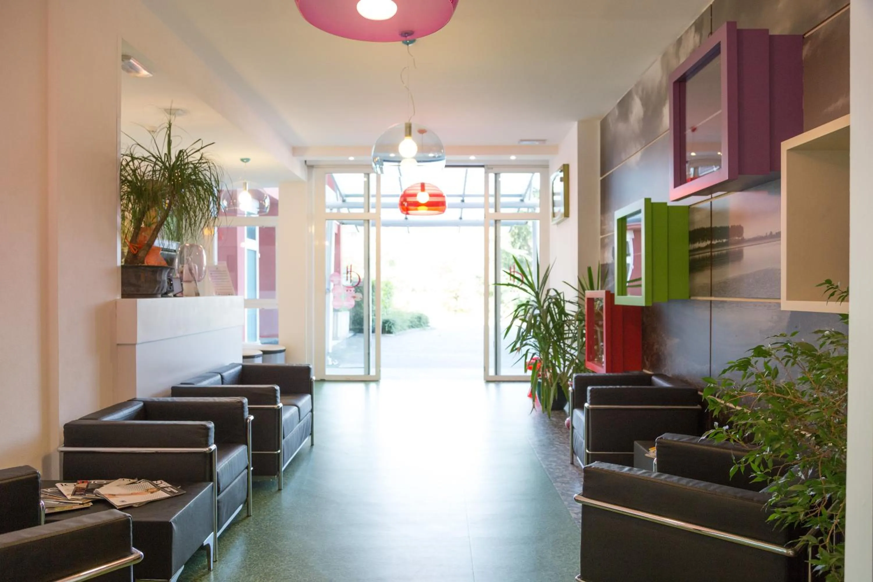 Lobby or reception in Hotels Campus