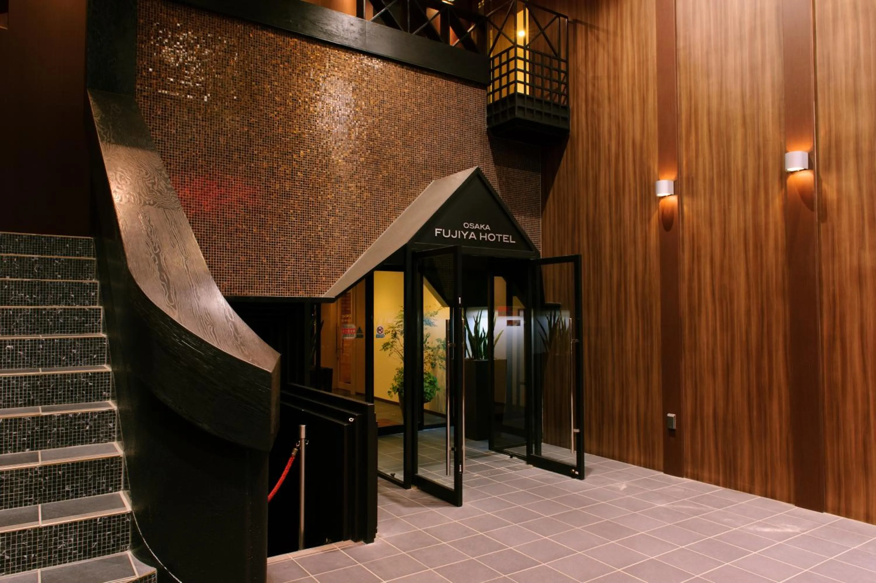 Facade/entrance in Osaka Fujiya Hotel